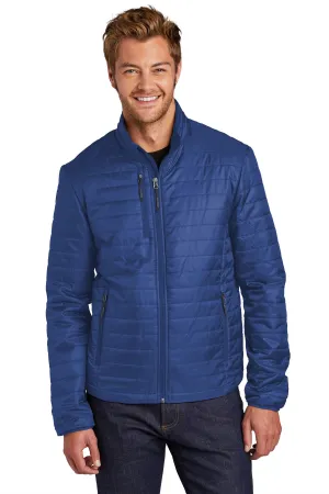 Port Authority  Packable Puffy Jacket J850 Cobalt Blue