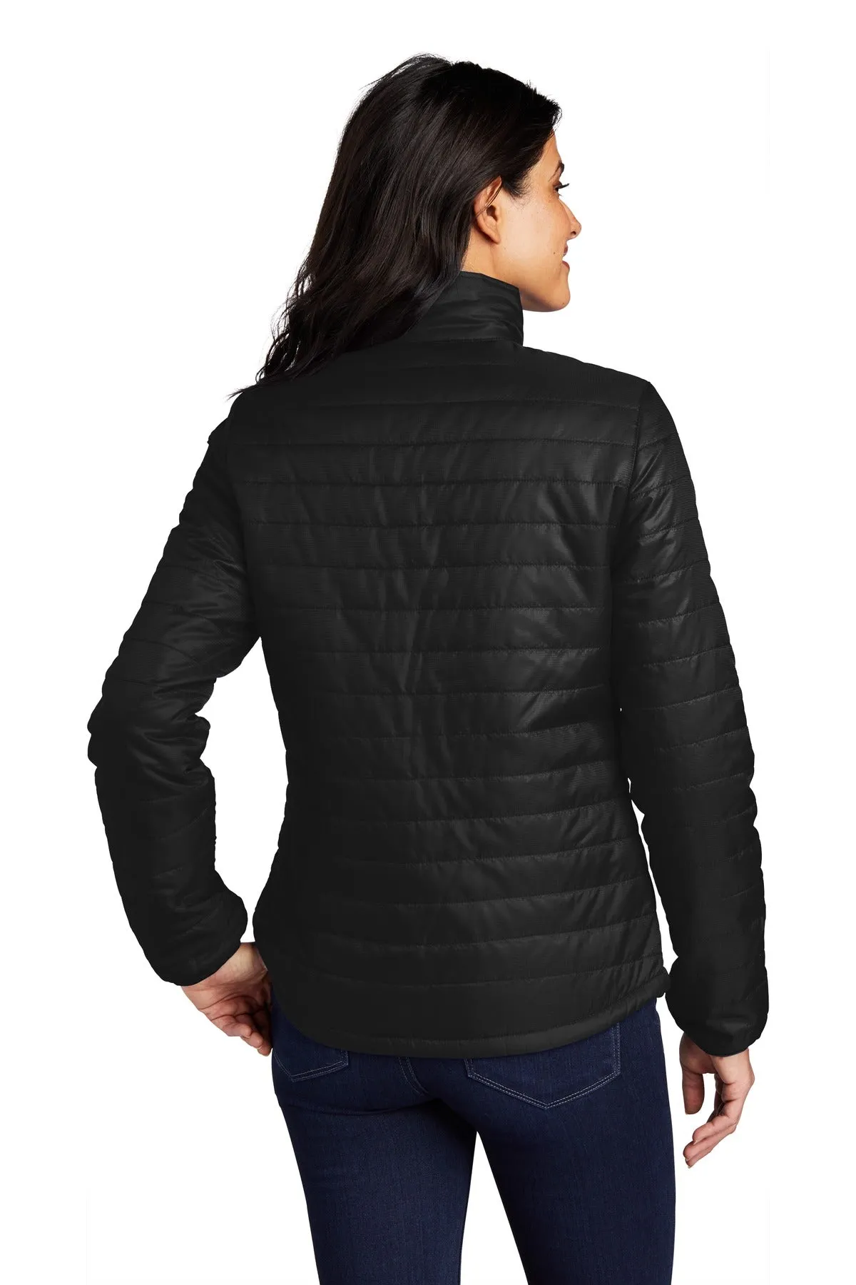 Port Authority Women's Packable Puffy Jacket L850 Deep Black