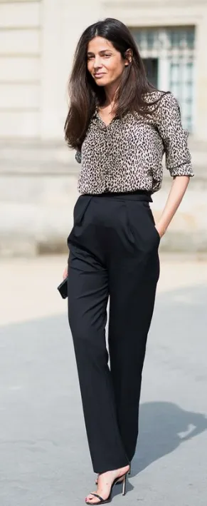 Prada black tailored trousers Size 8UK