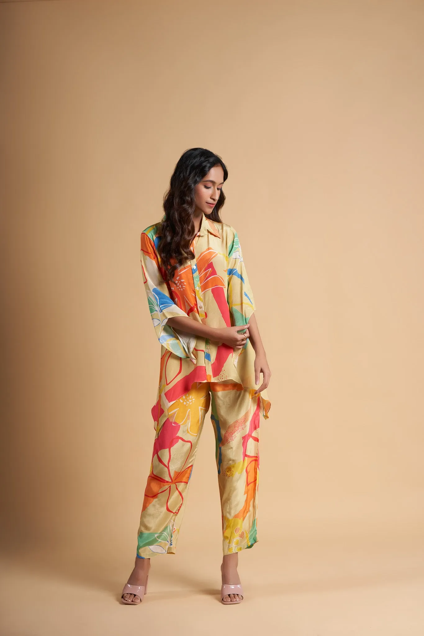Printed Viscose Muslin Co-Ord Set