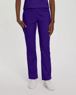 ProFlex 2042 Women's Cargo Scrub Pants Grape