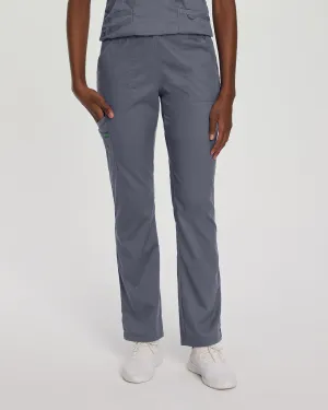ProFlex 2042 Women's Cargo Scrub Pants Steel