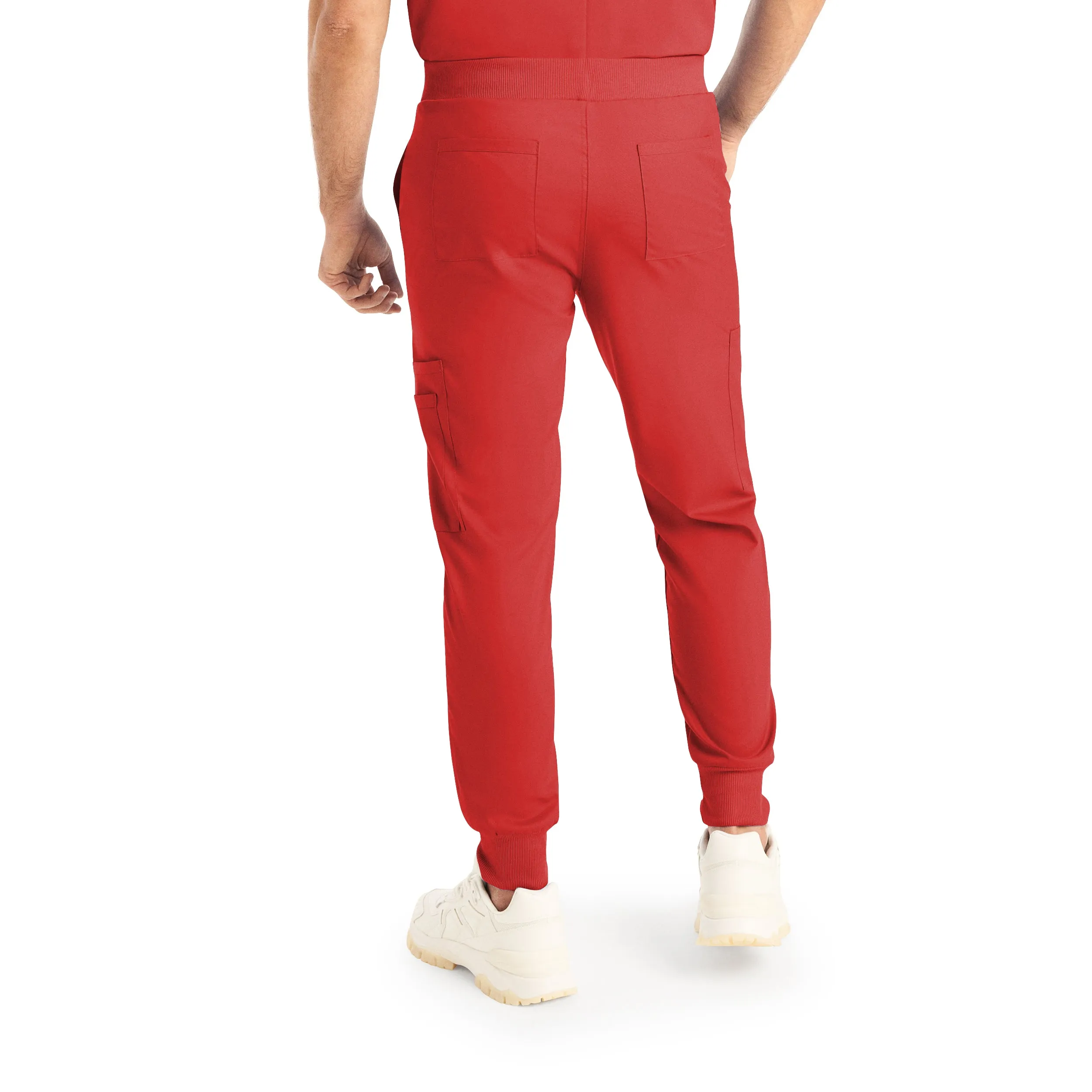 ProFlex LB407 Men's Jogger Scrub Pants True Red