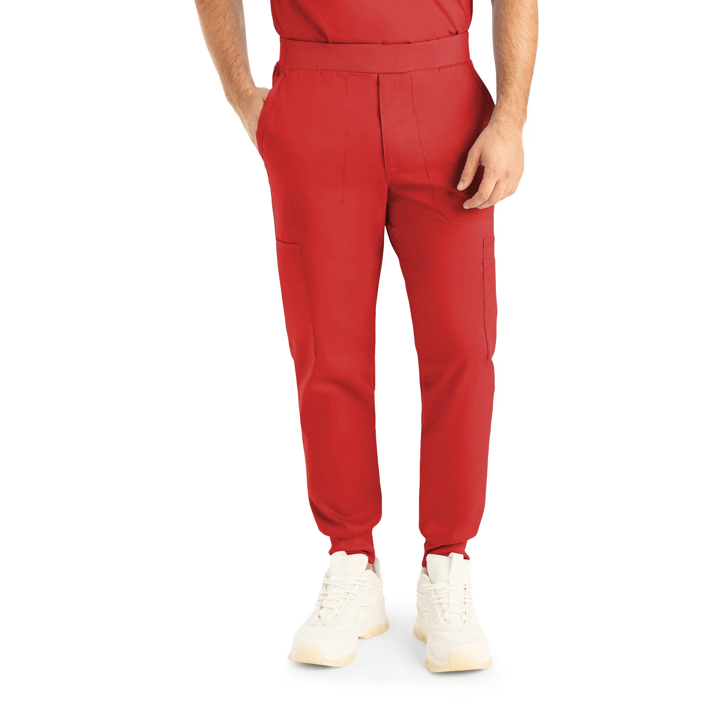 ProFlex LB407 Men's Jogger Scrub Pants True Red