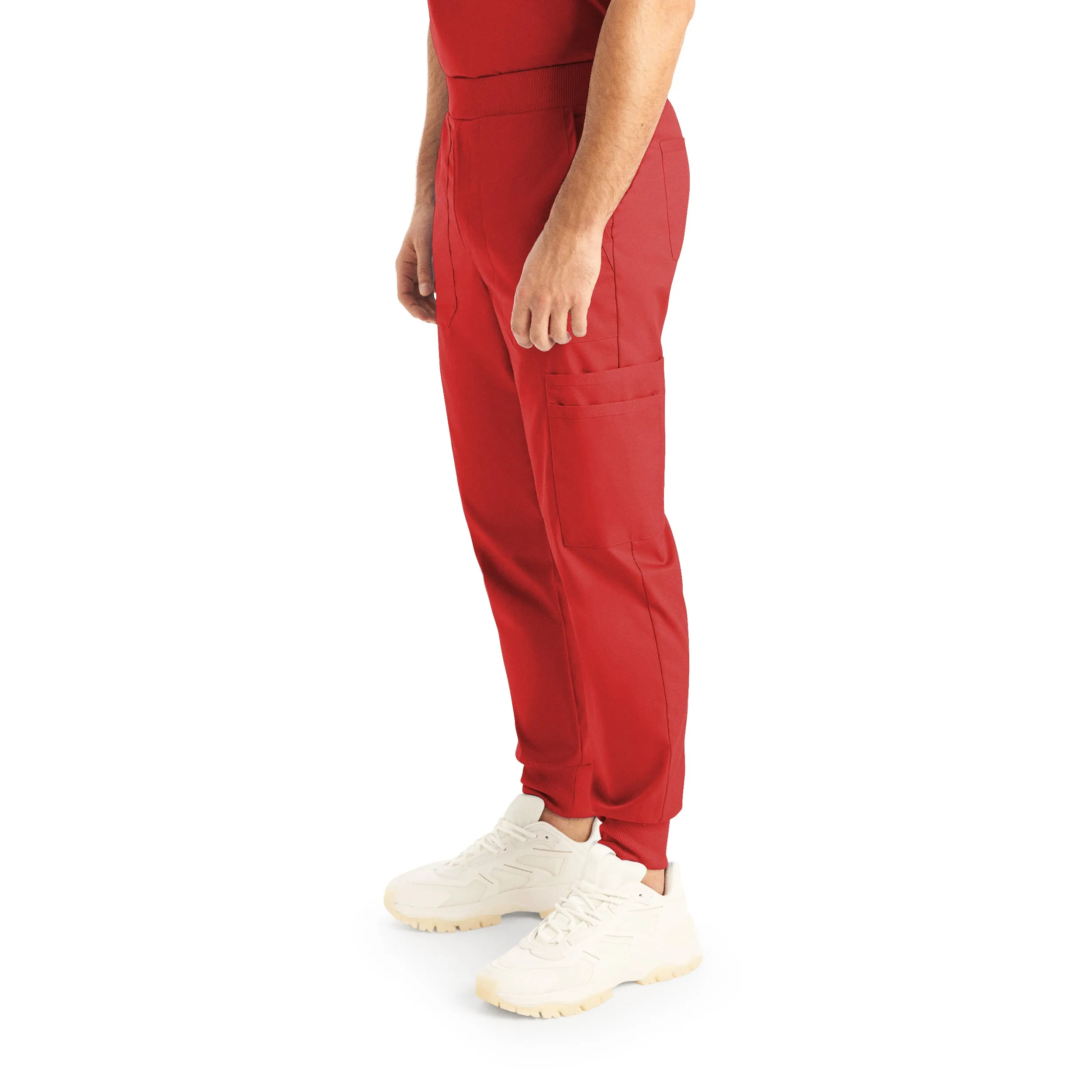 ProFlex LB407 Men's Jogger Scrub Pants True Red