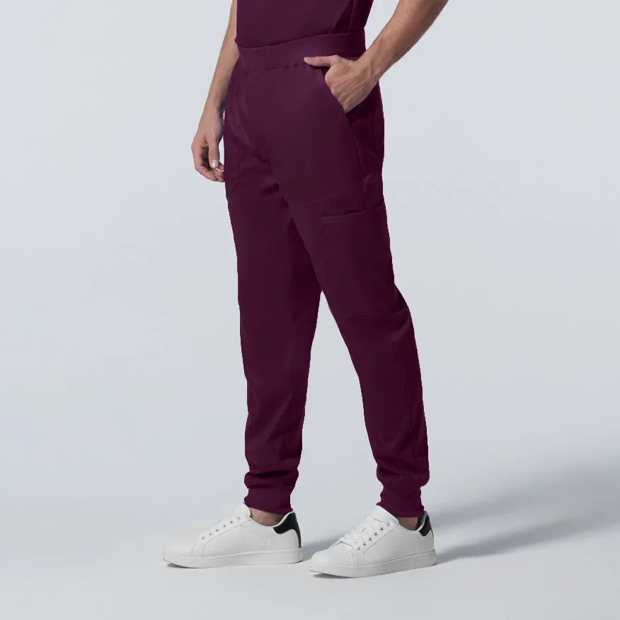 ProFlex LB407 Men's Jogger Scrub Pants Wine