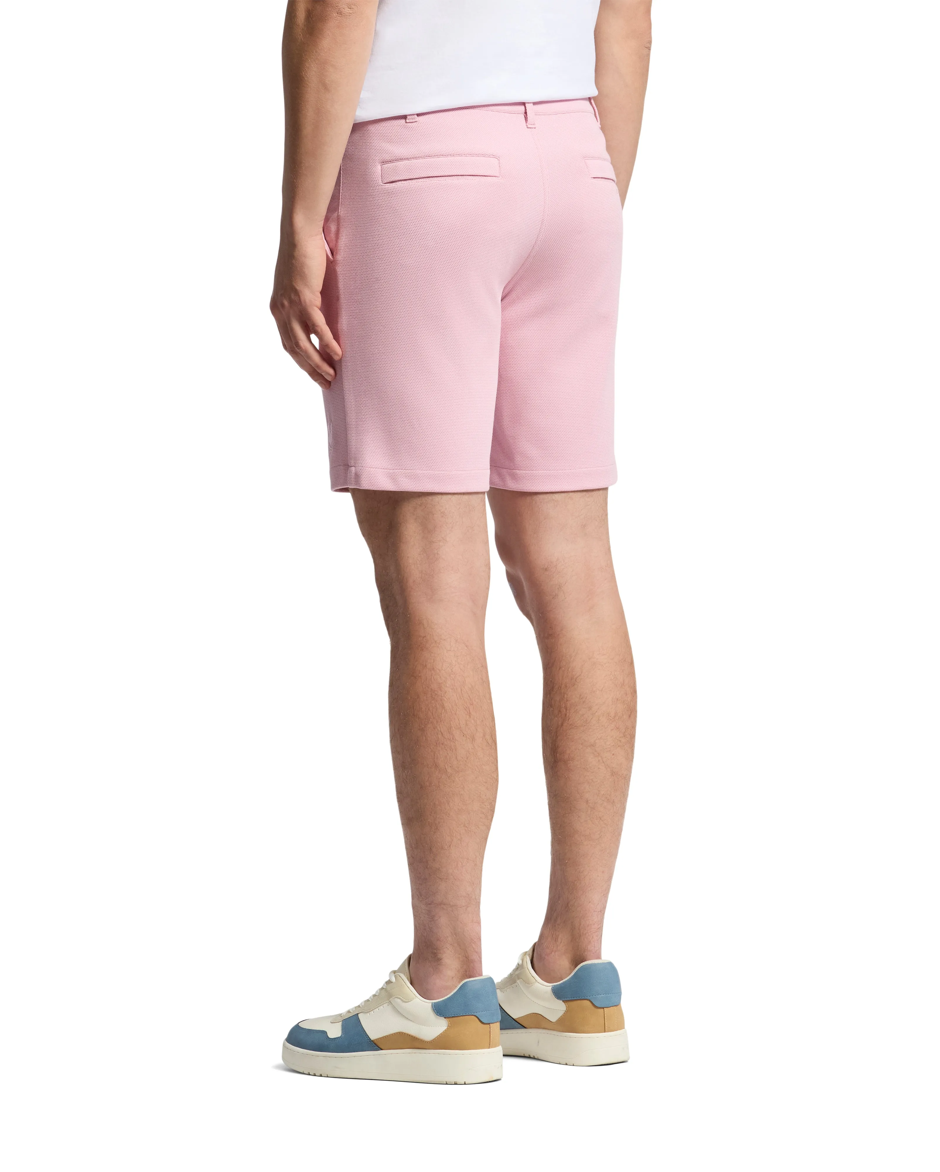 Psycho Bunny Men's Shiro Honeycomb Shorts- Romance Rose