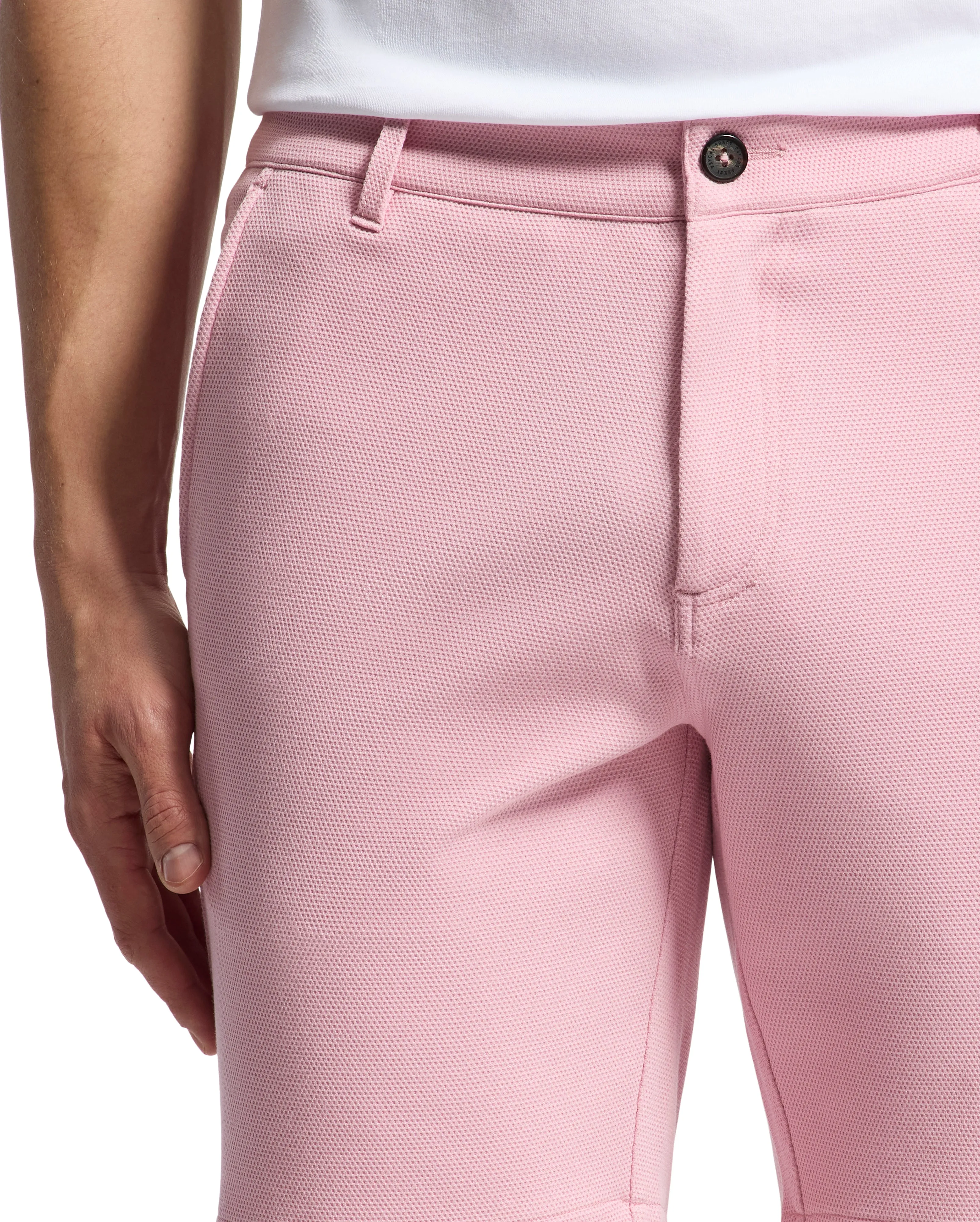Psycho Bunny Men's Shiro Honeycomb Shorts- Romance Rose