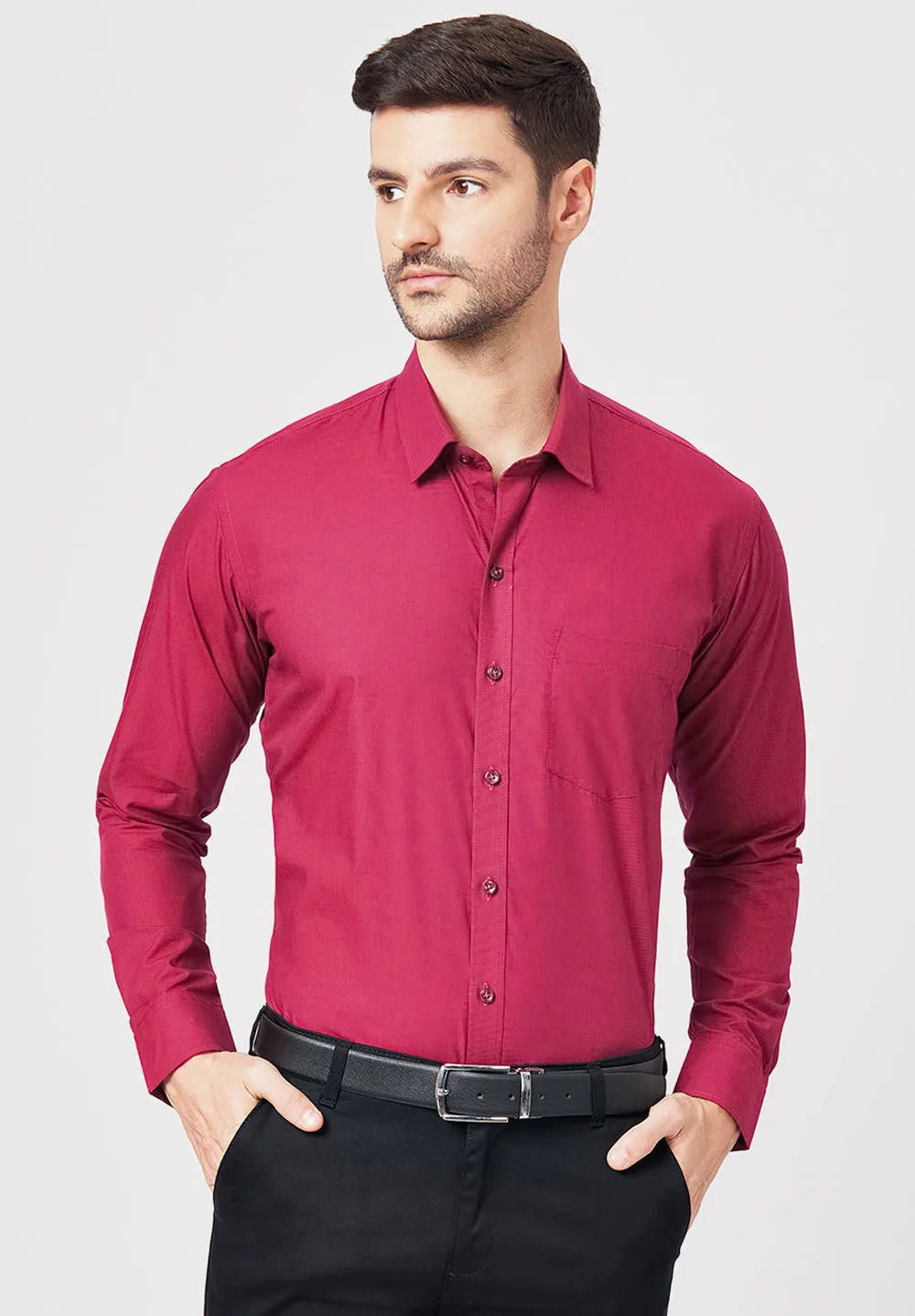Pure Cotton Formal-slim Fit Shirt - S43451