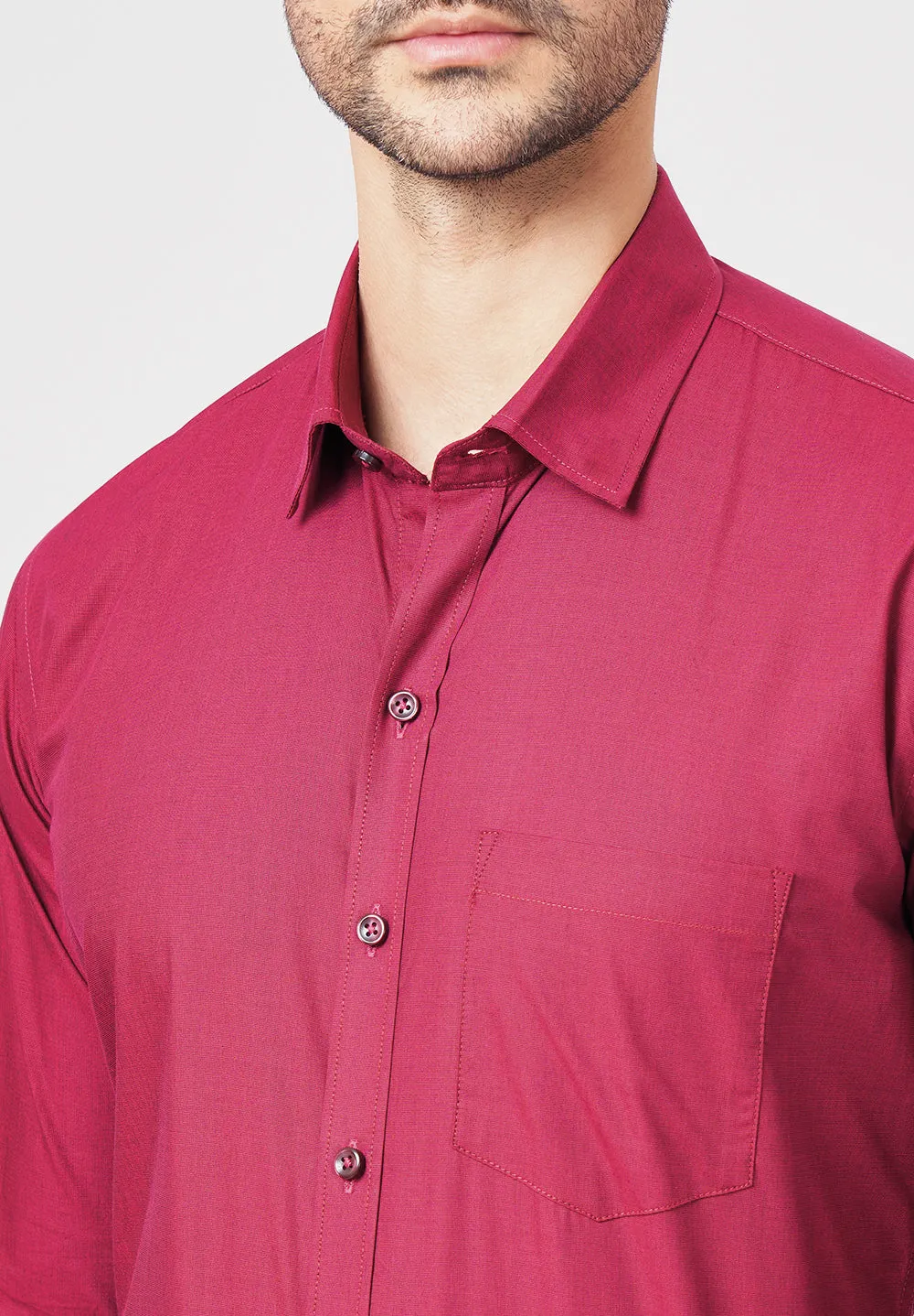 Pure Cotton Formal-slim Fit Shirt - S43451