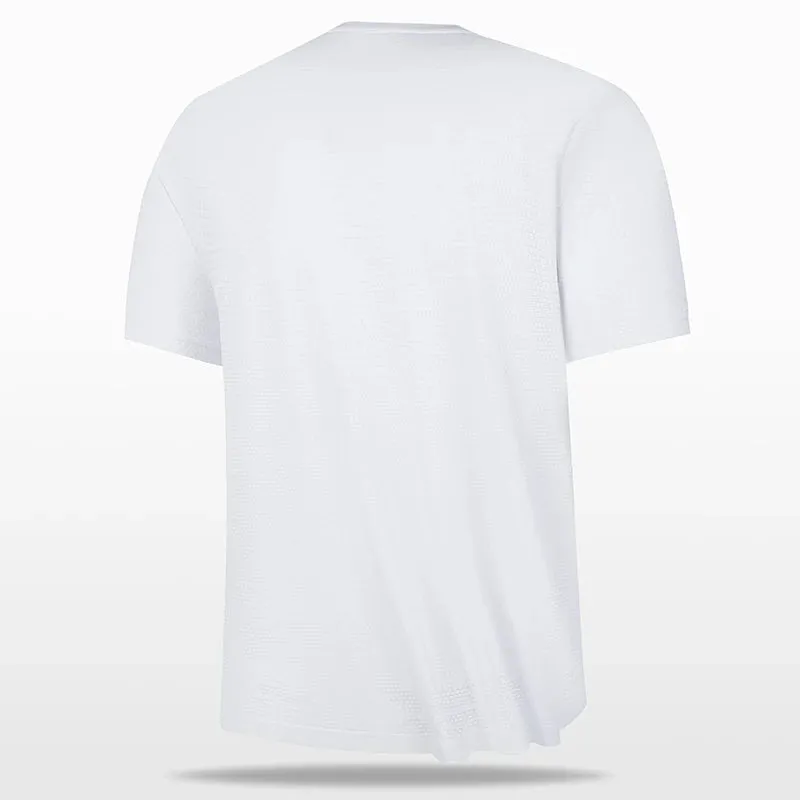 Quick Drying Men's Running T-shirt Fitness Sports T Shirt Gym Training Tees Breathable Jogging Casual Sportswear Unisex Tops New