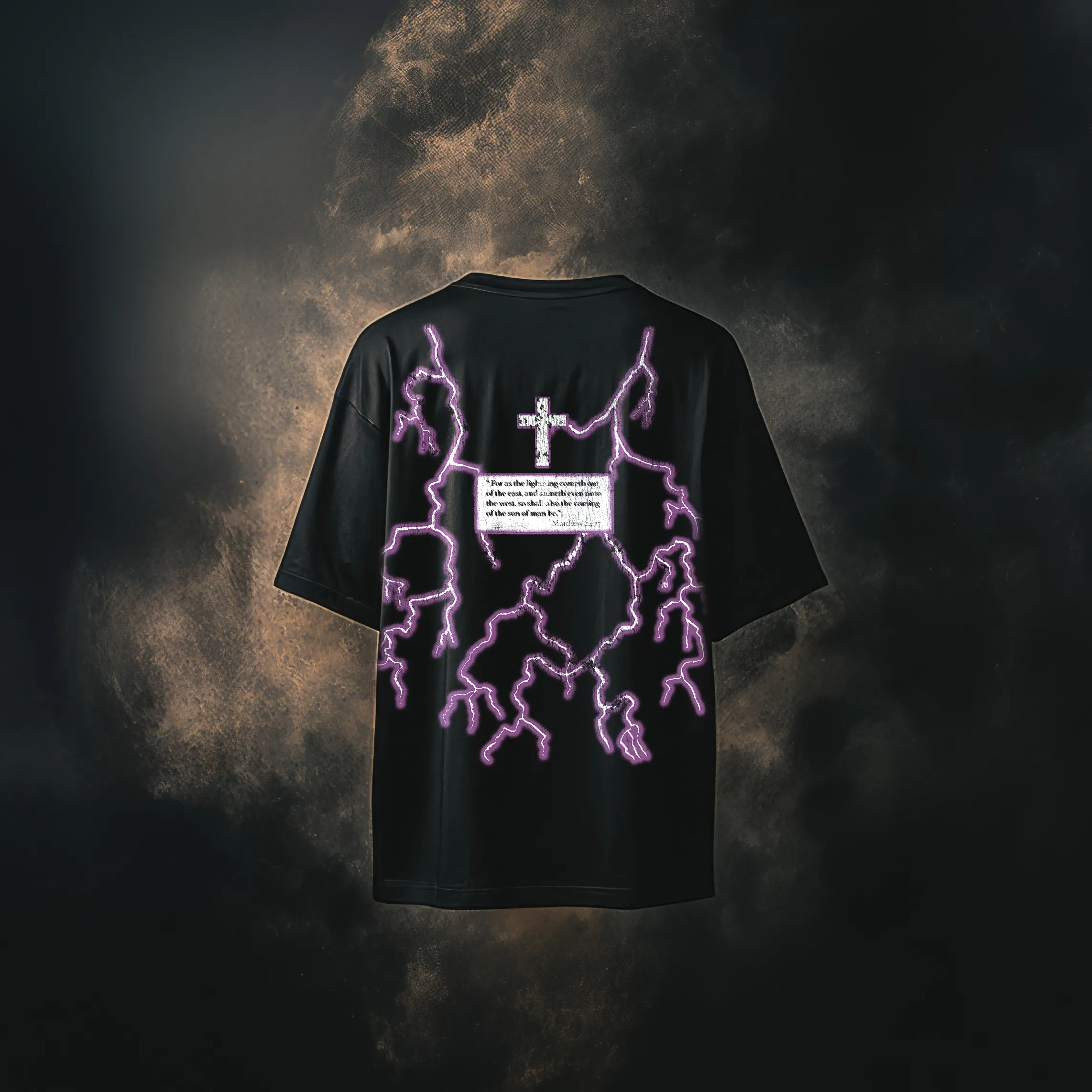 "Lightning Strikes " Jesus American Thunder  - Purple