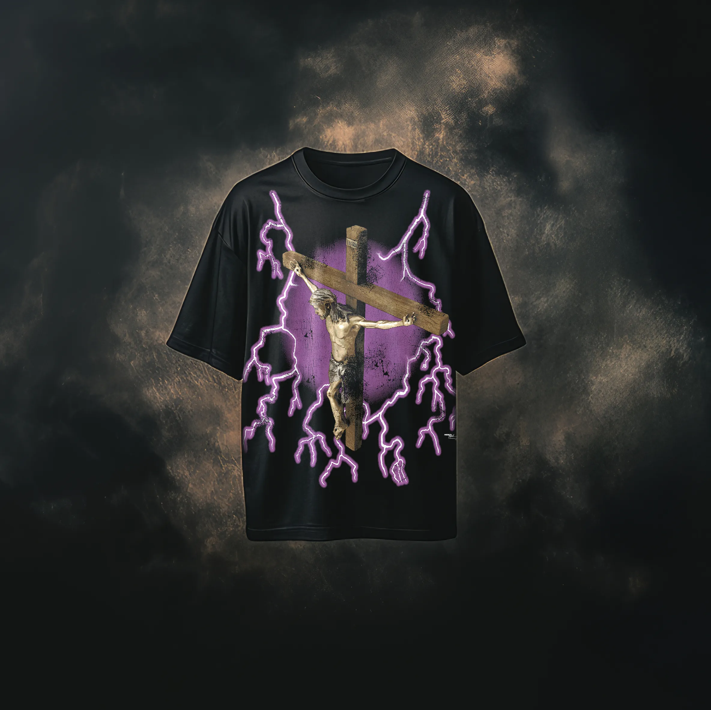 "Lightning Strikes " Jesus American Thunder  - Purple
