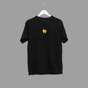"PREMIUM" OVERSIZED HANDS TEE - GOLD/BLACK
