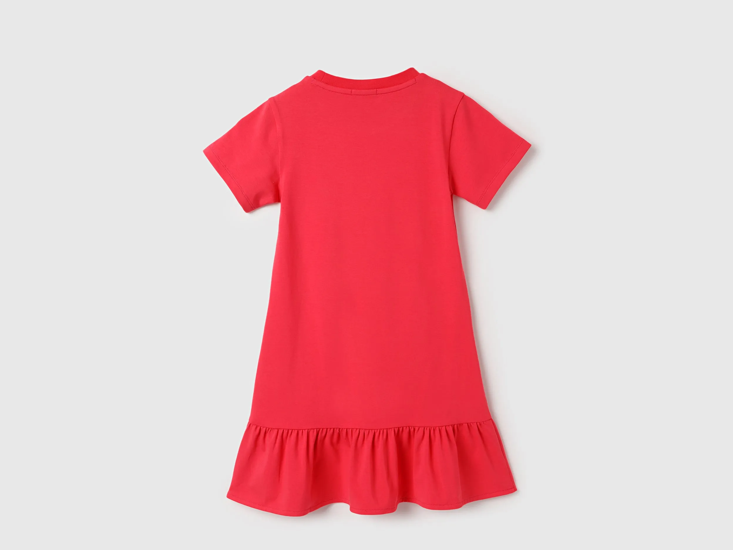 Regular Fit Round Neck Solid Dresses
