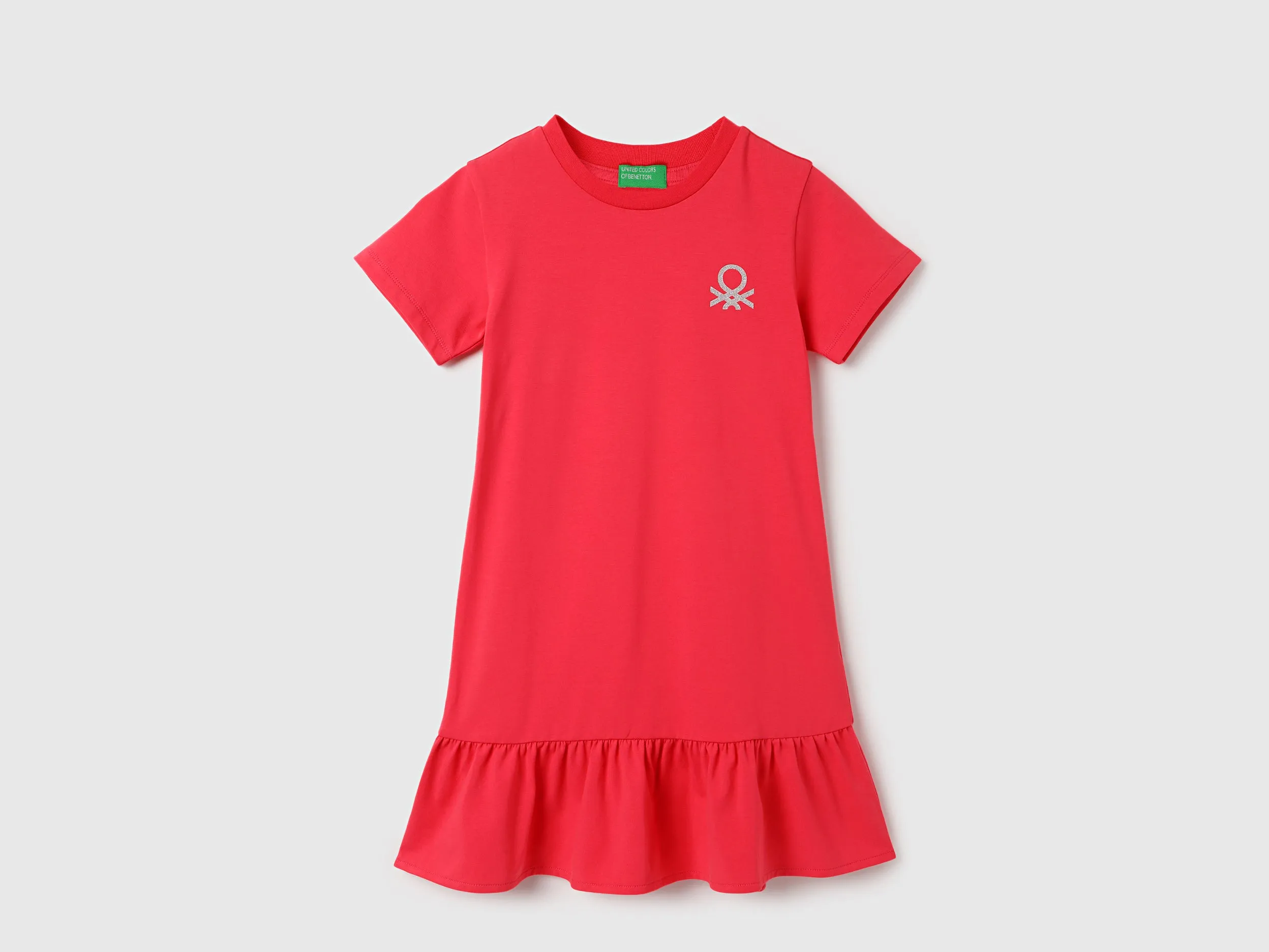 Regular Fit Round Neck Solid Dresses