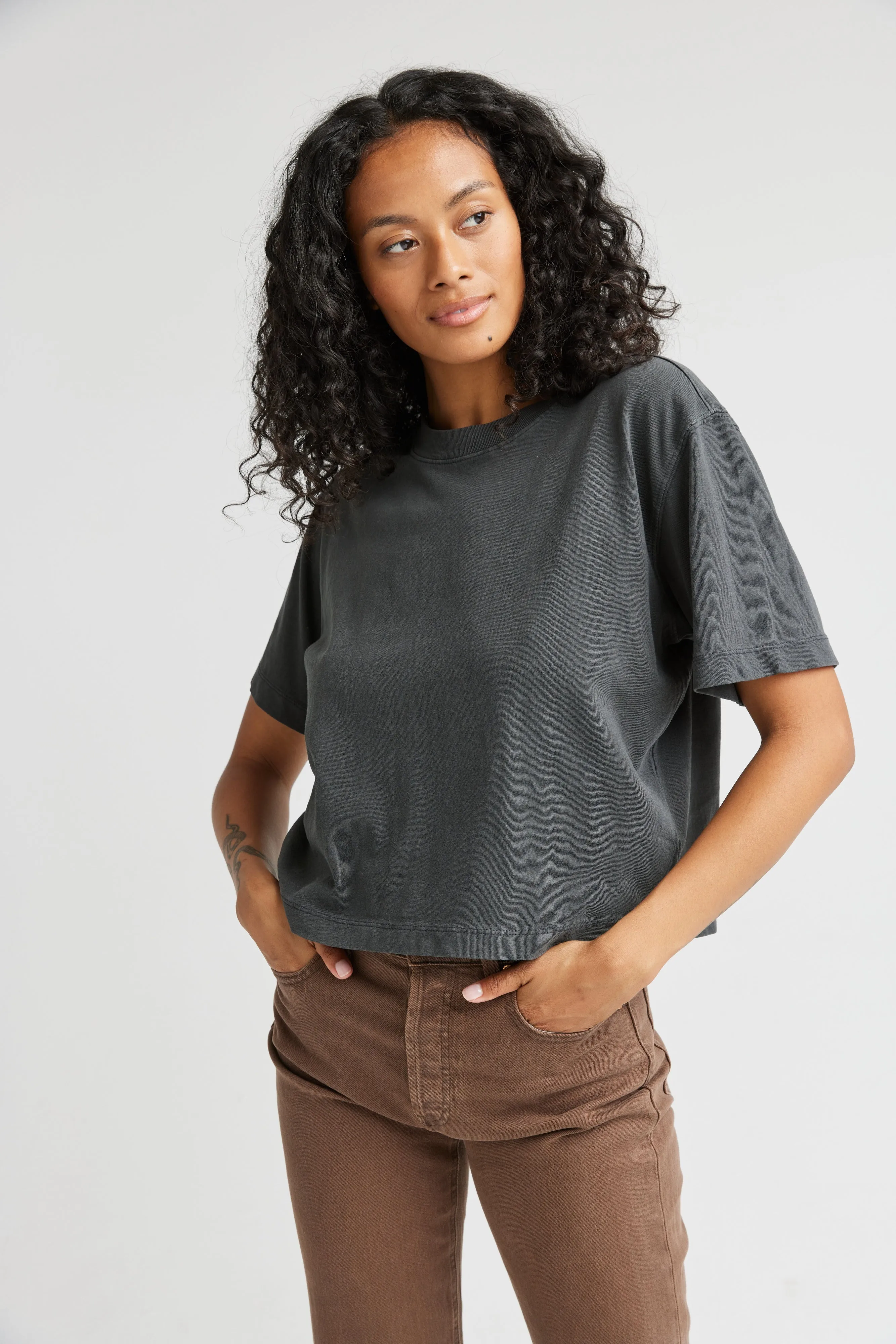 Relaxed Crop Tee