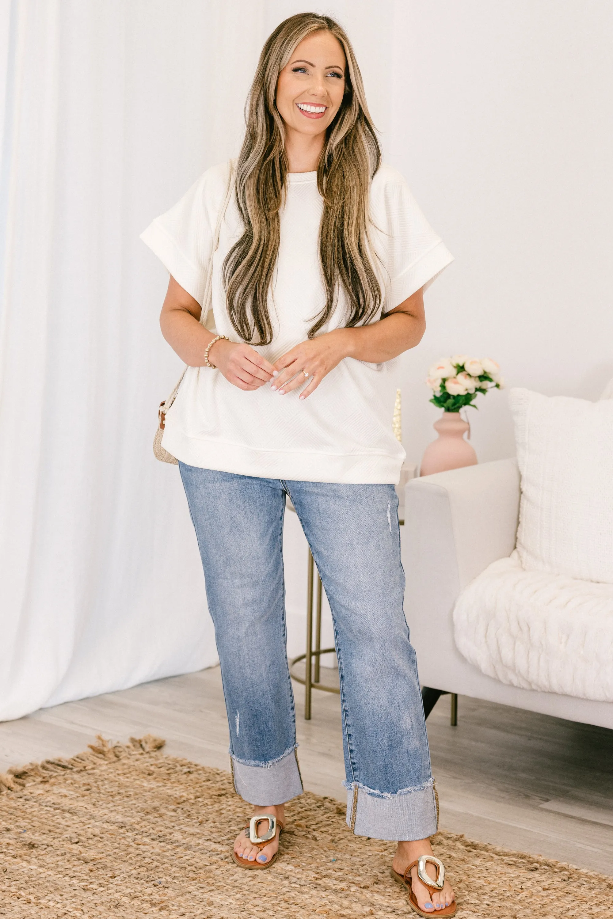 Reserved For You Top, Ivory