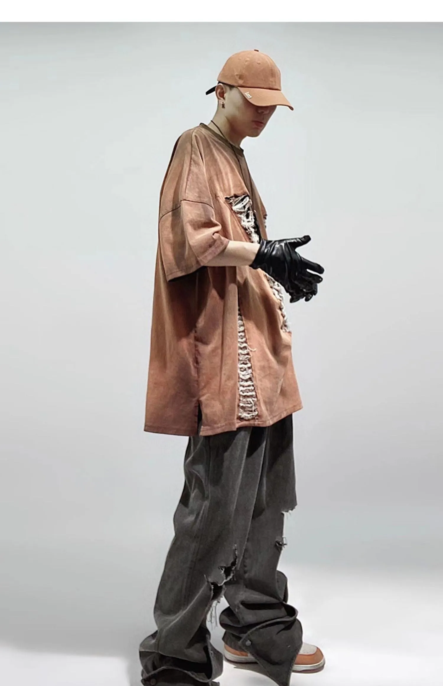 Ripped Deconstructed Jeans