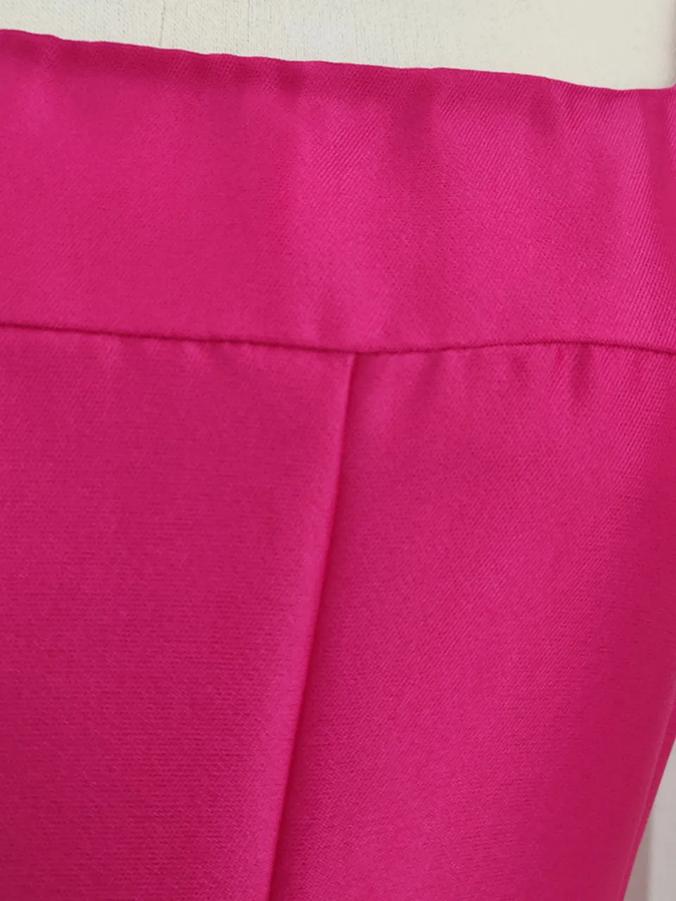 Rose Satin Sleeveless Classic 1950S Vintage Sweet Party Dress