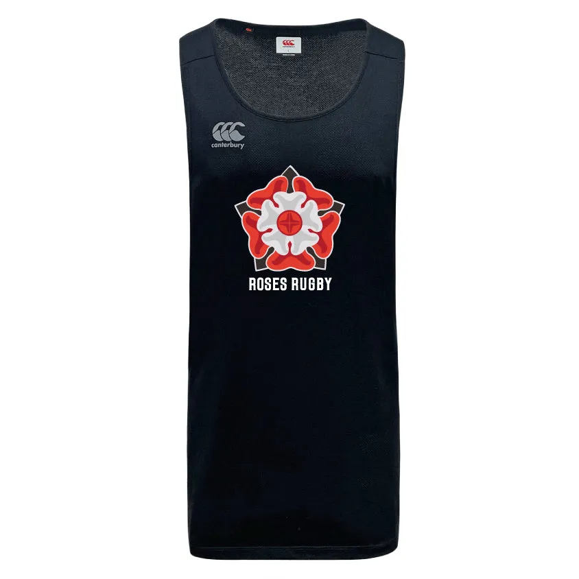 Roses Rugby Tempo Vapodri Singlet by Canterbury