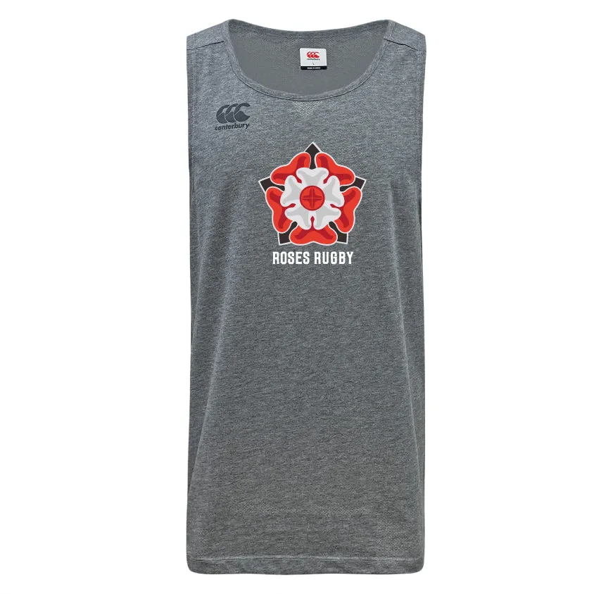 Roses Rugby Tempo Vapodri Singlet by Canterbury