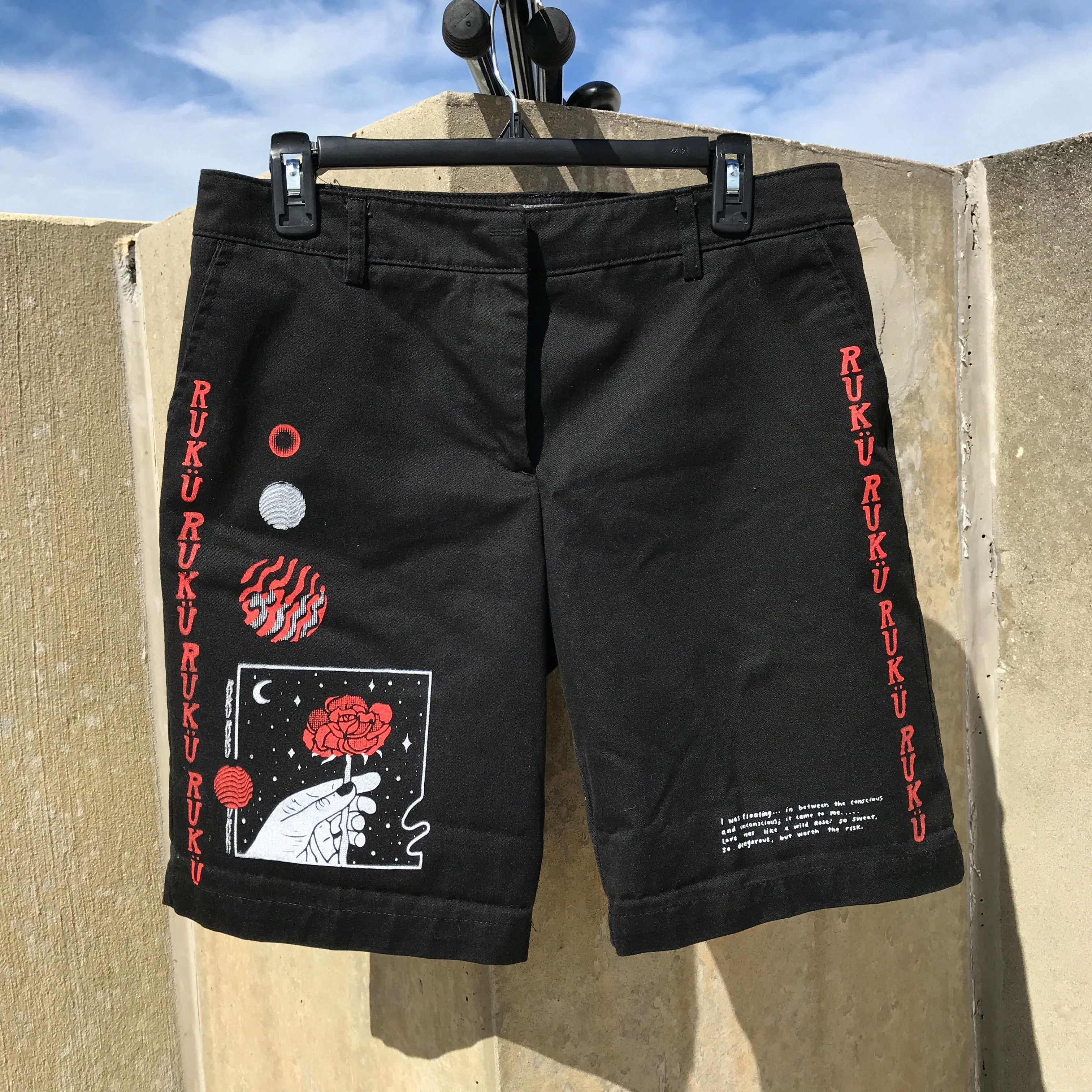 RUKU ROSE SHORTS 01