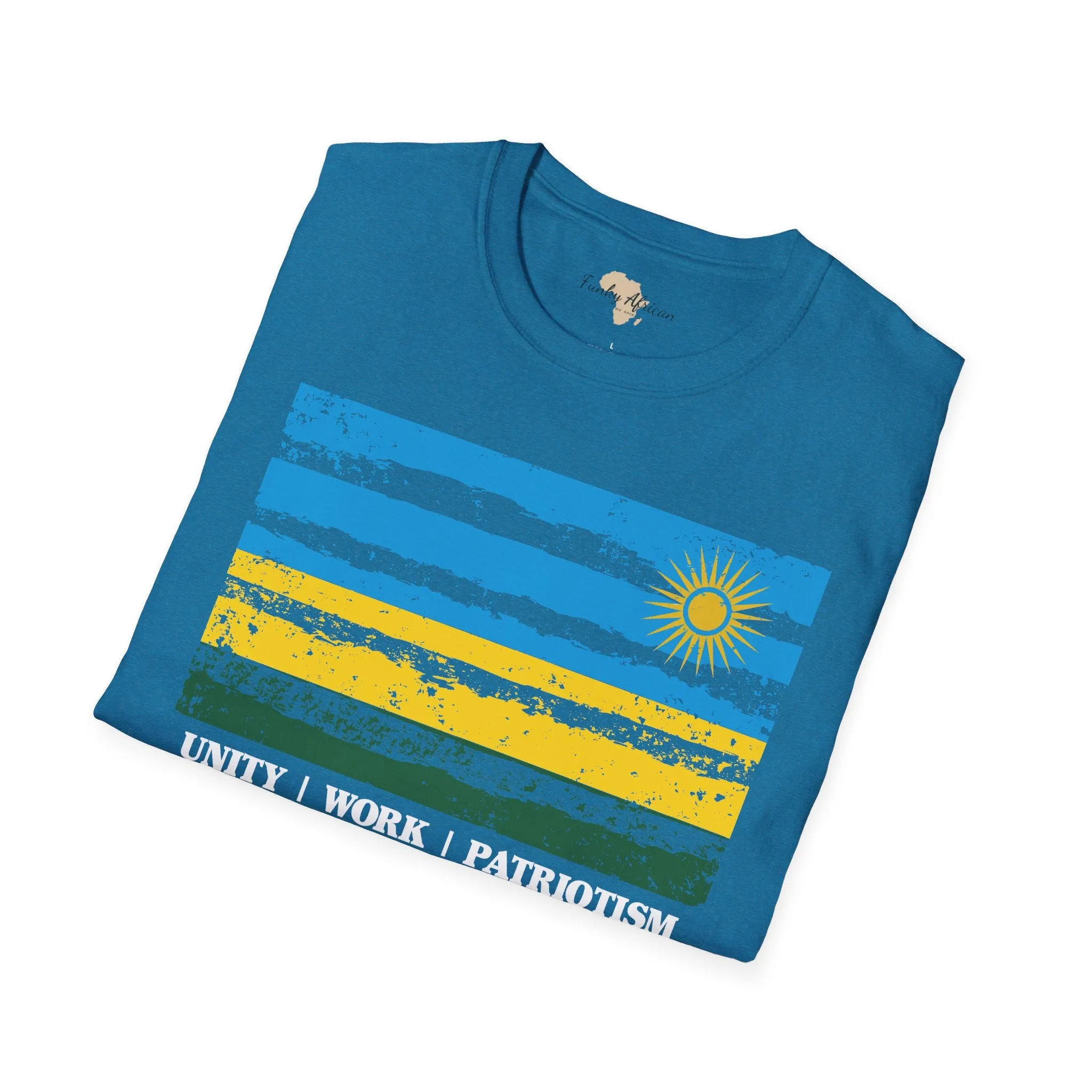 Rwanda strip unisex softstyle tee