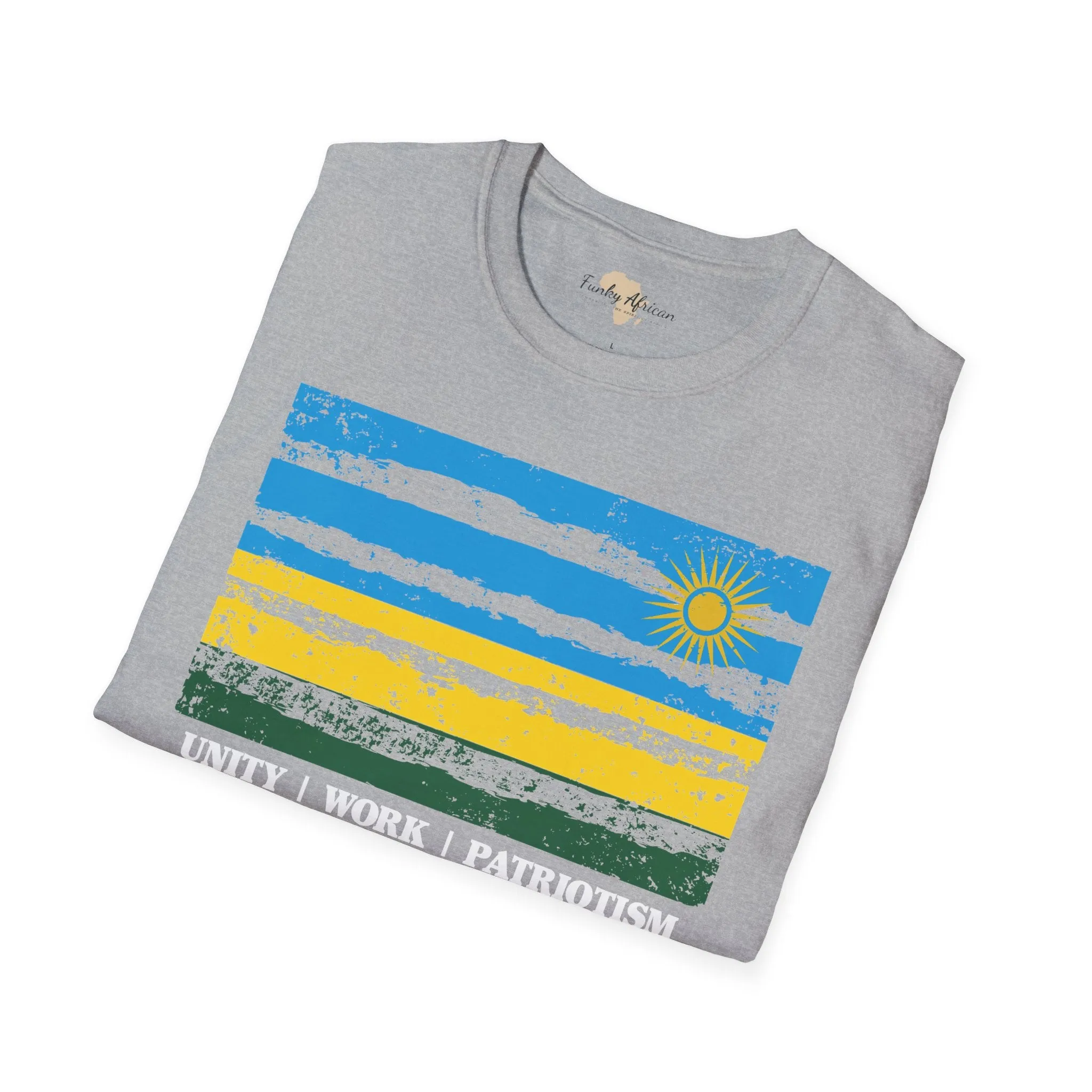 Rwanda strip unisex softstyle tee