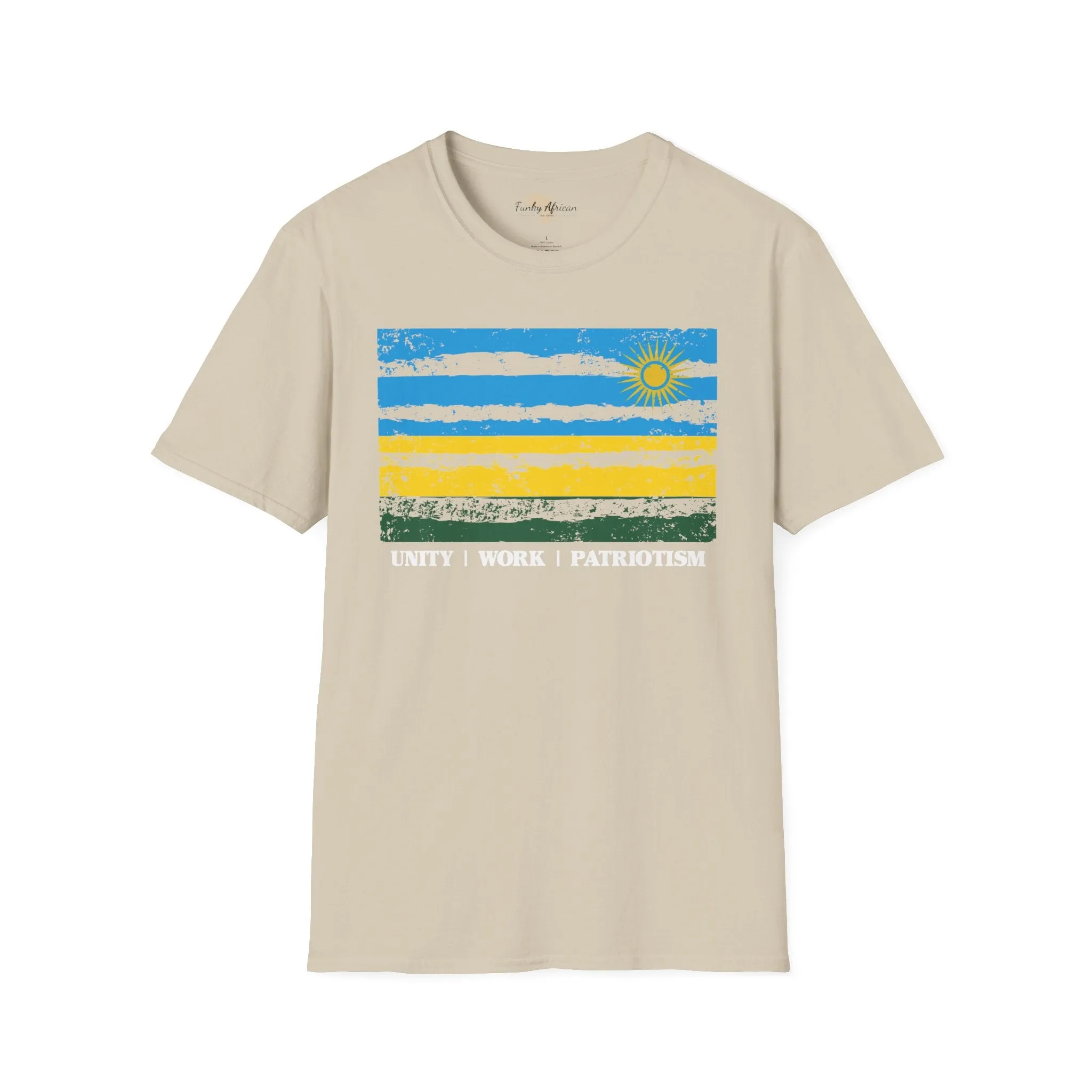 Rwanda strip unisex softstyle tee