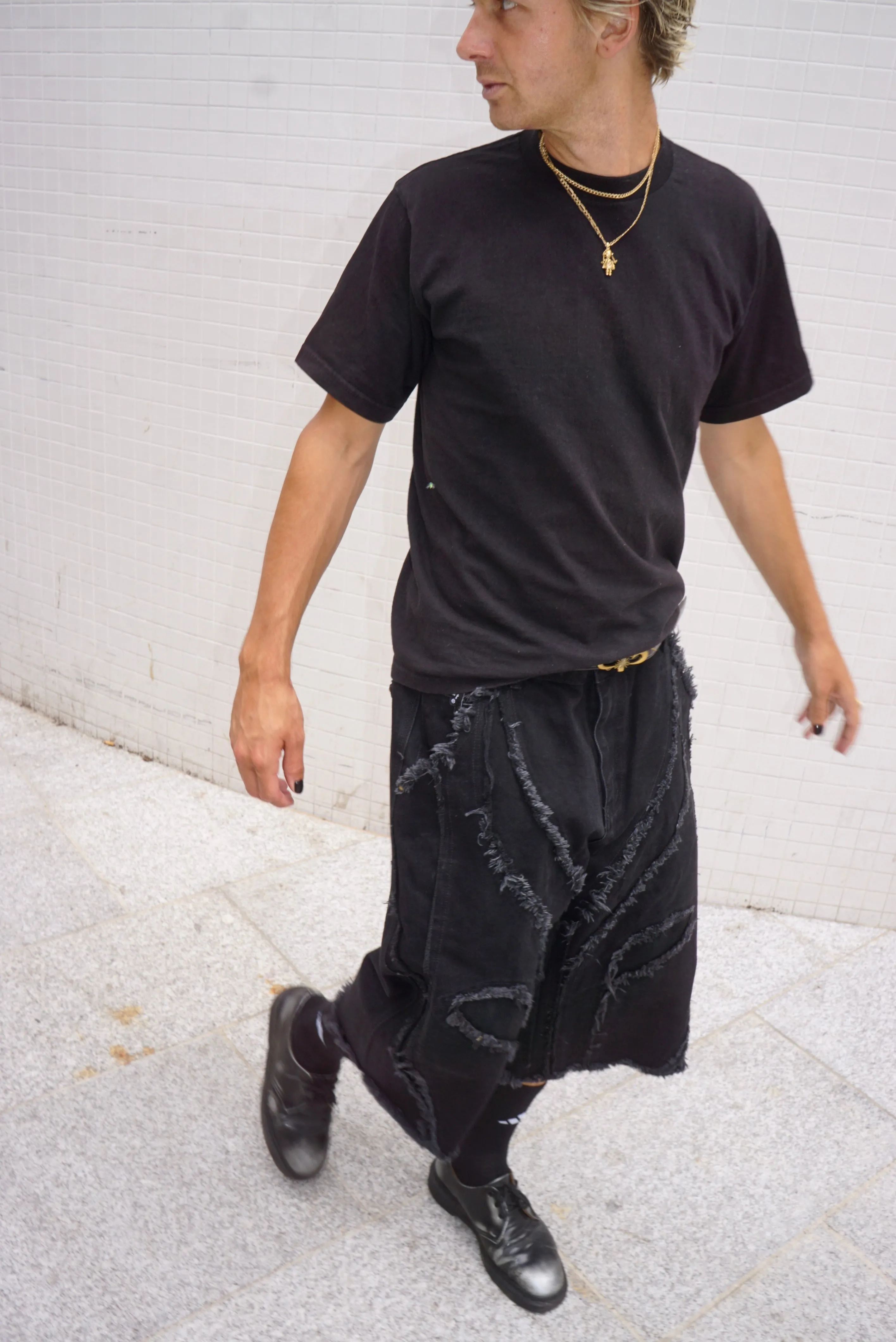 Saloon Jean Shorts Black