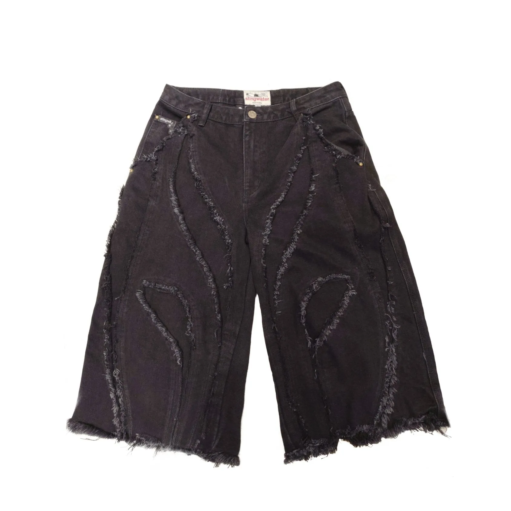 Saloon Jean Shorts Black