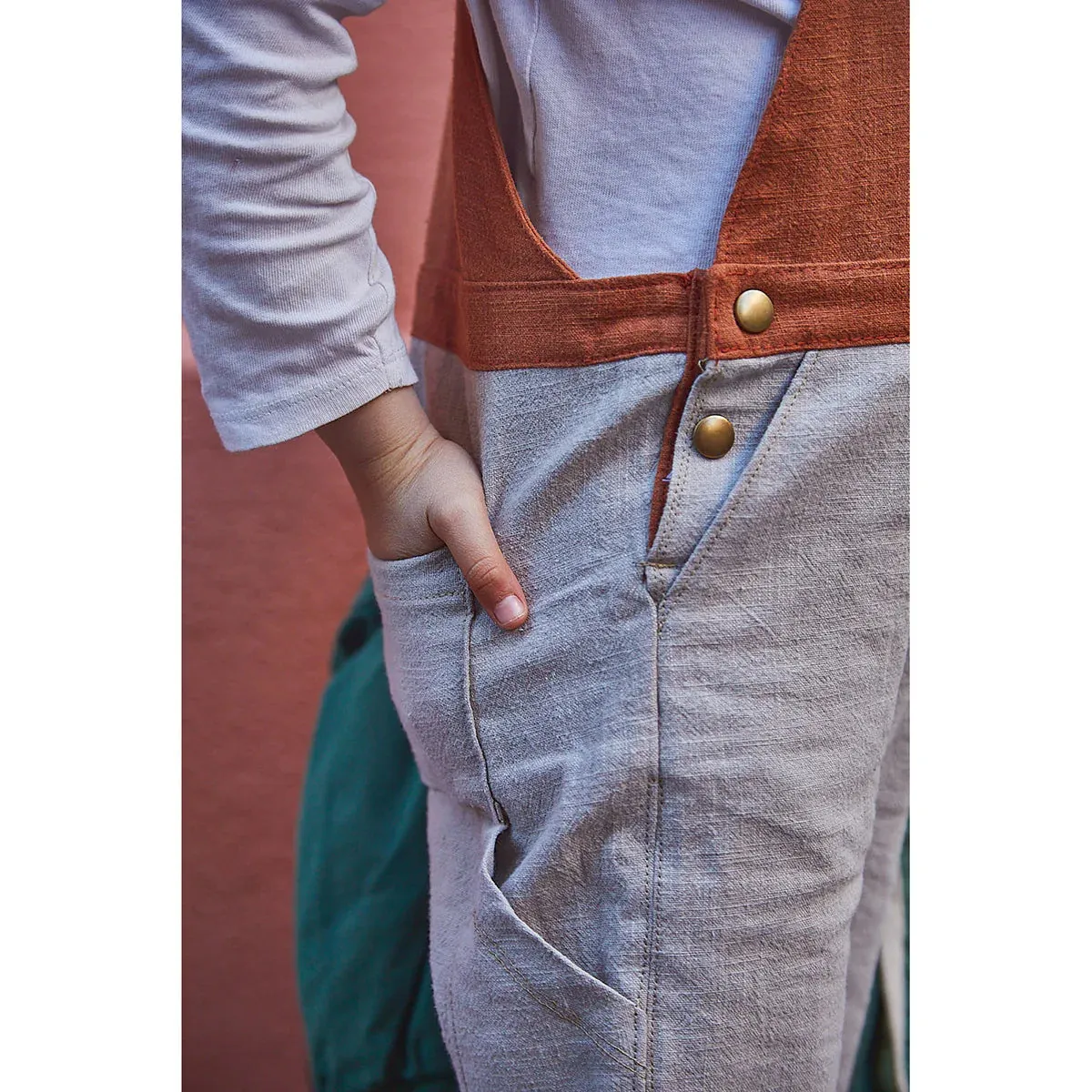 Salopette LYON Kids -  patron de couture pochette - IKATEE