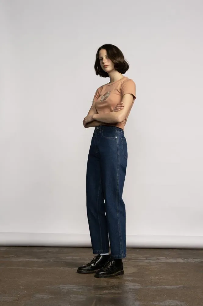 Santa Cruz Womens Pant Classic Baggy Jeans - Classic Blue