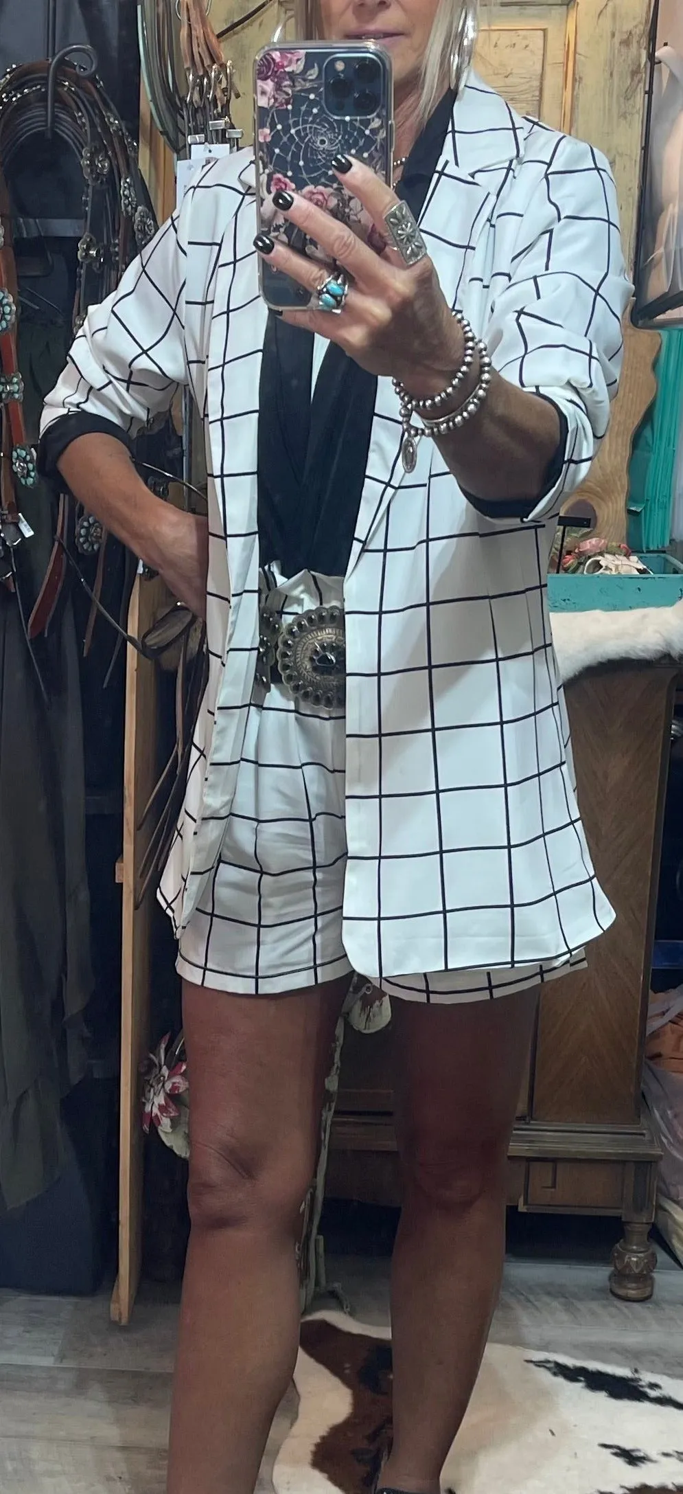 Savannah Blazer and Short Set