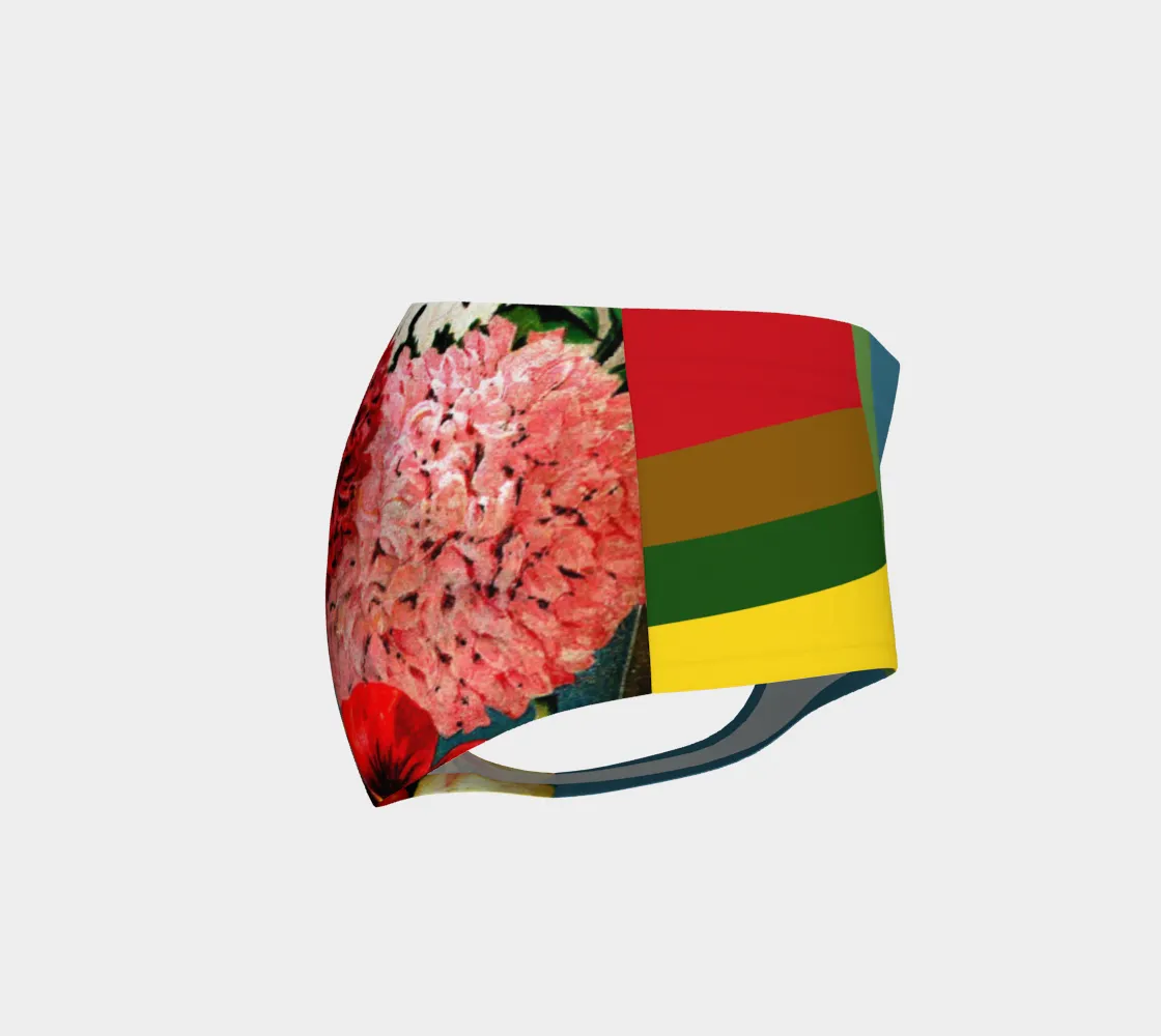 Scarlet Carnation Swim Briefs
