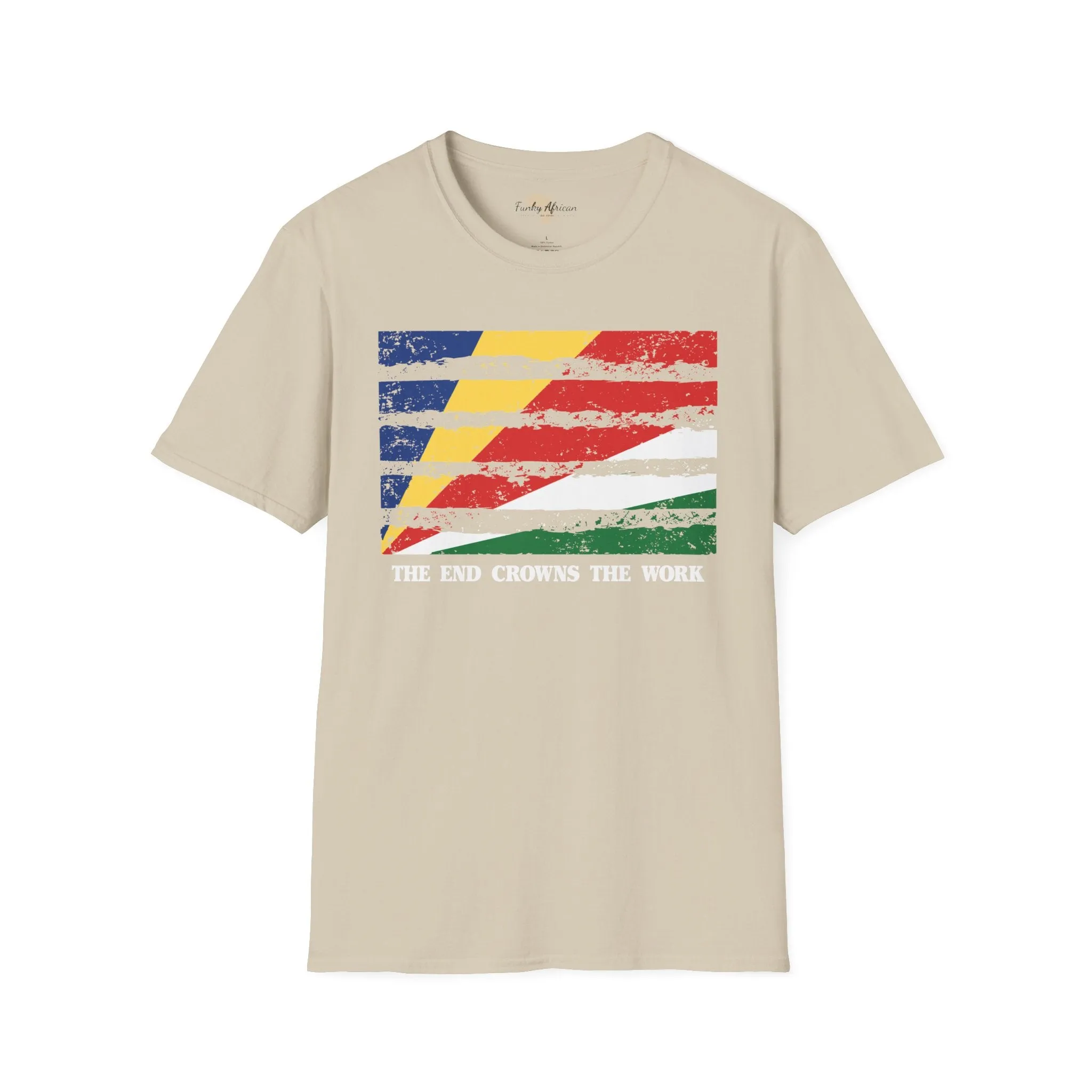 Seychelles strip unisex softstyle tee