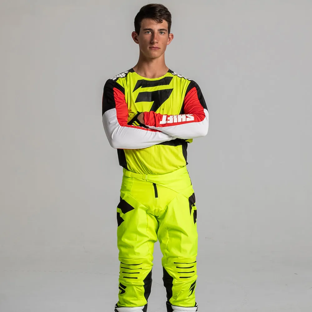 SHIFT 3LACK LABEL RACE PANTS [FLO YELLOW]