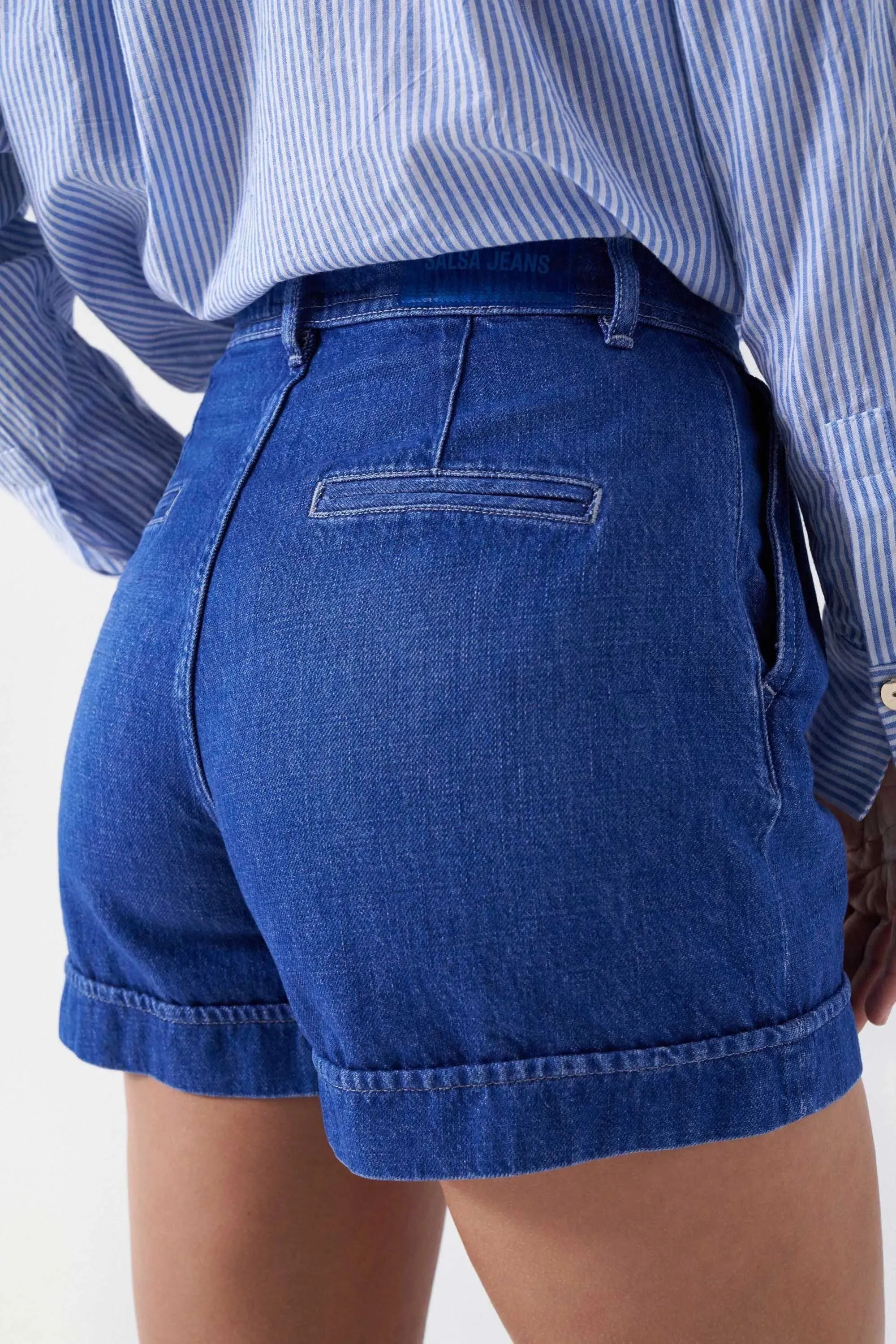 Shorts Salsa Jeans Baggy Bright Blue