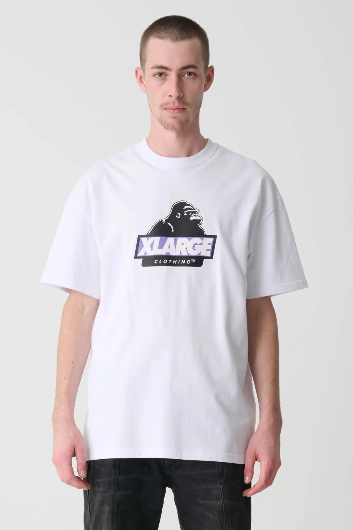 SLANTED TEE - WHITE
