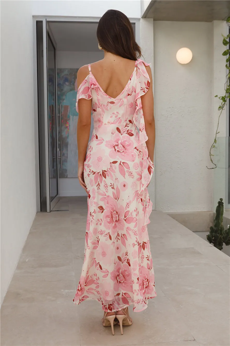 Soft Days Maxi Dress Pink