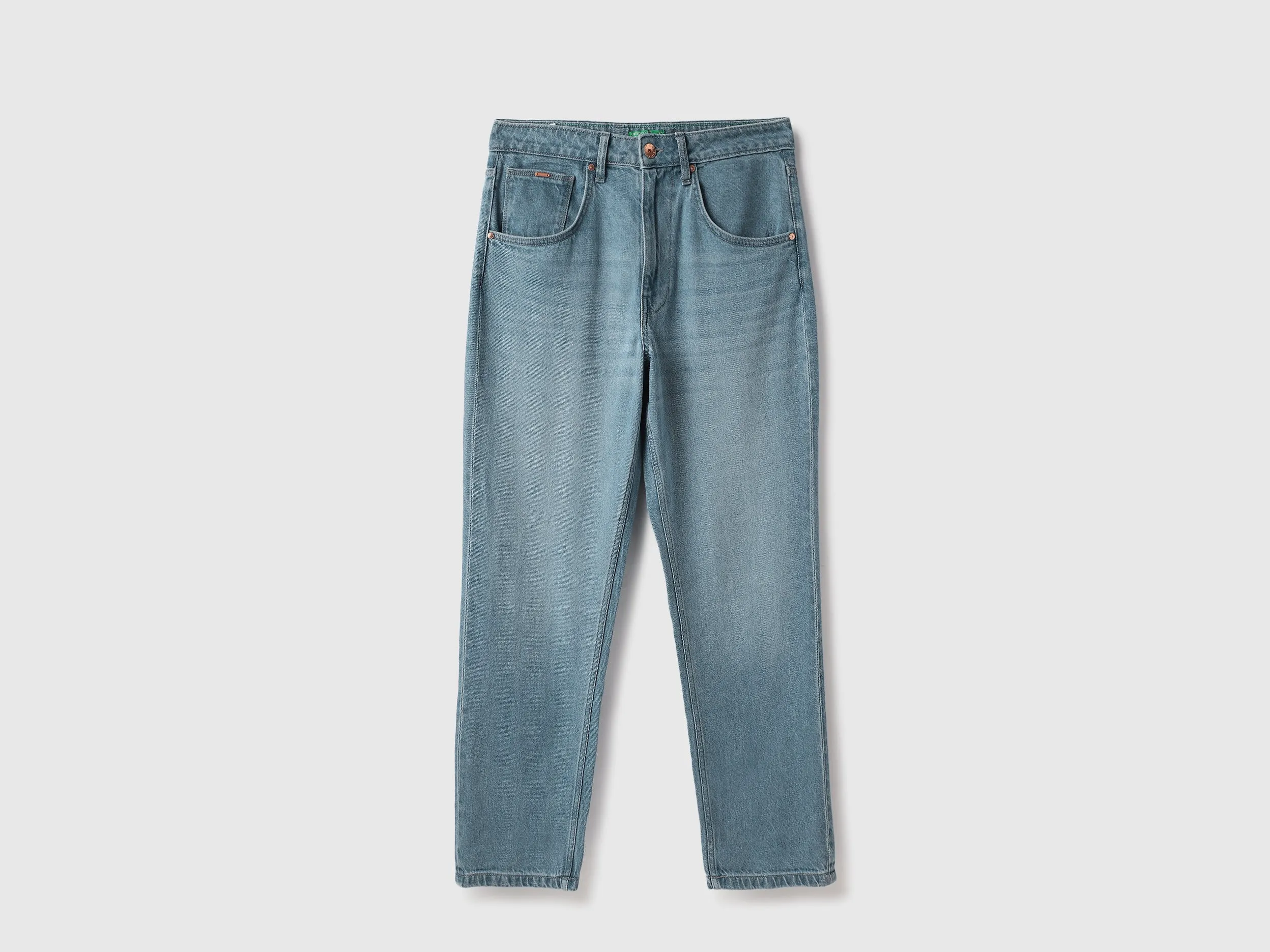 Solid Baggy Fit Jeans