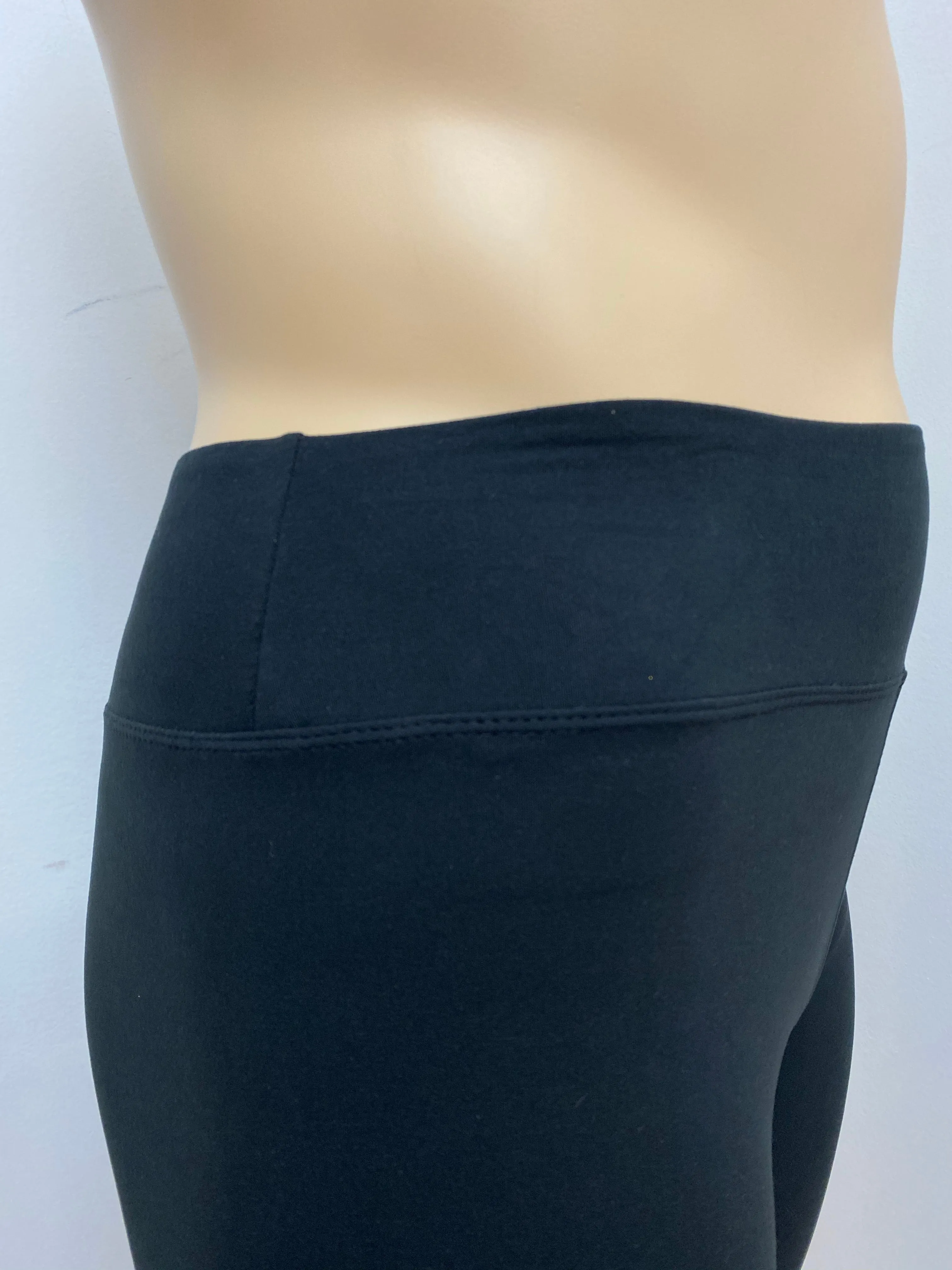 Solid Yoga Waistband Biker Shorts