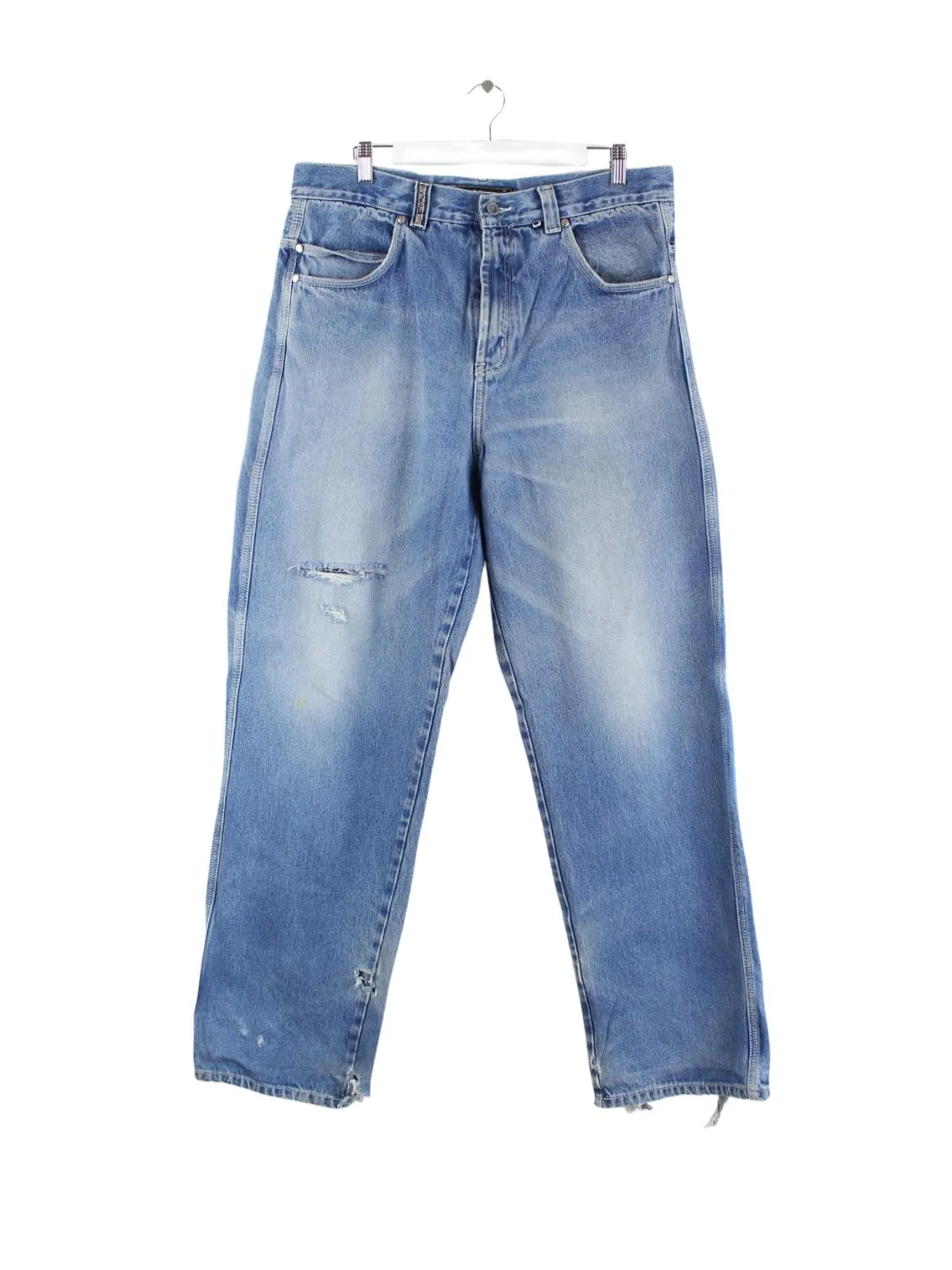 Southpole y2k Embroidered Baggy Jeans Blau W36