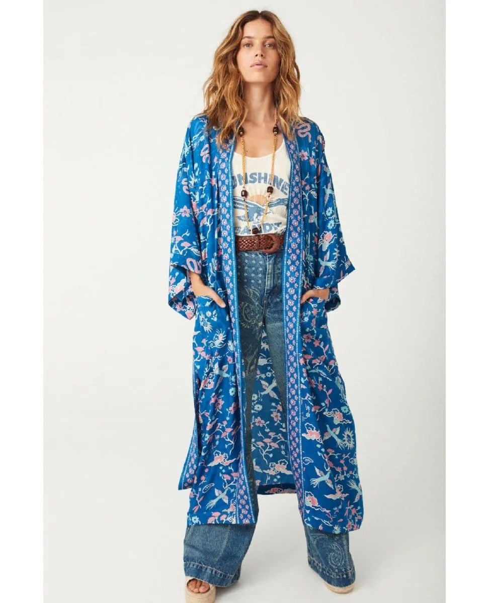 Spell Desert Bandita Kimono Cobalt