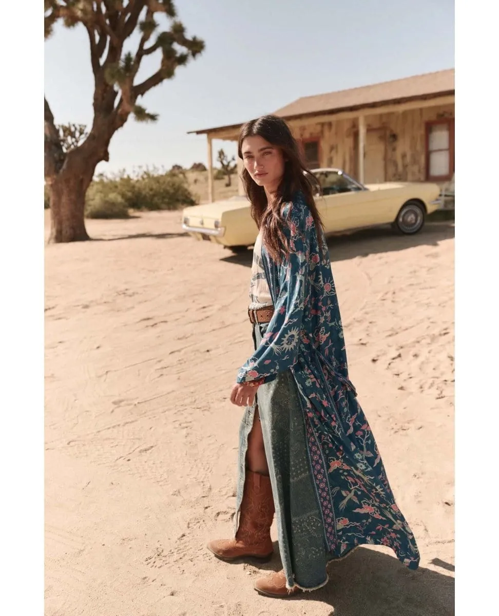 Spell Desert Bandita Kimono Cobalt
