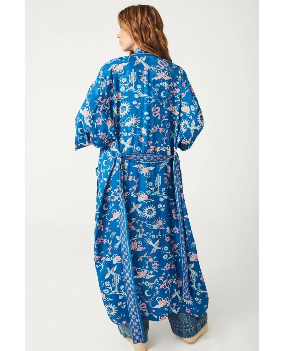 Spell Desert Bandita Kimono Cobalt