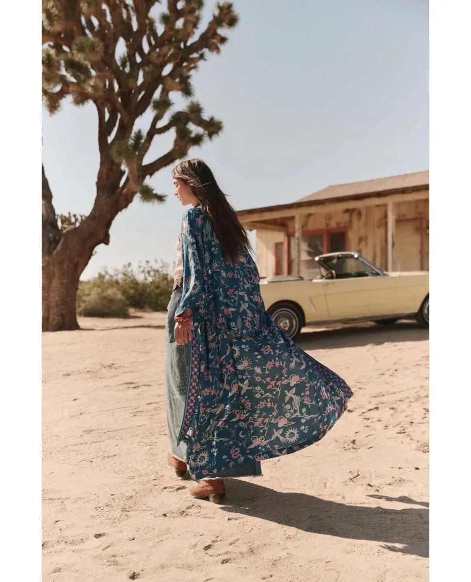 Spell Desert Bandita Kimono Cobalt