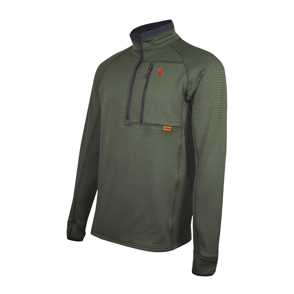 SPIKA GRIDFLEECE TOP PERFOrMANCE OLIVE MENS