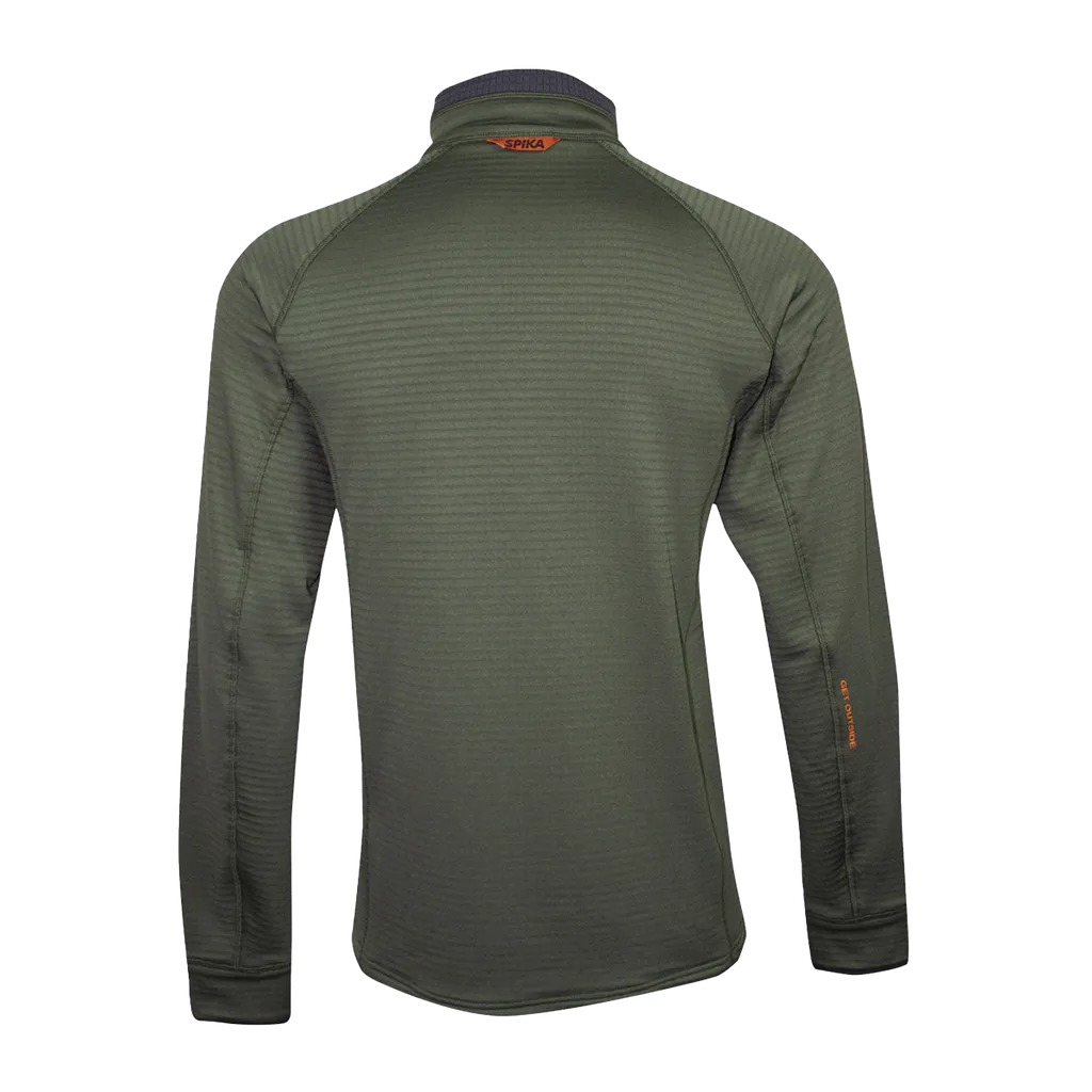 SPIKA GRIDFLEECE TOP PERFOrMANCE OLIVE MENS